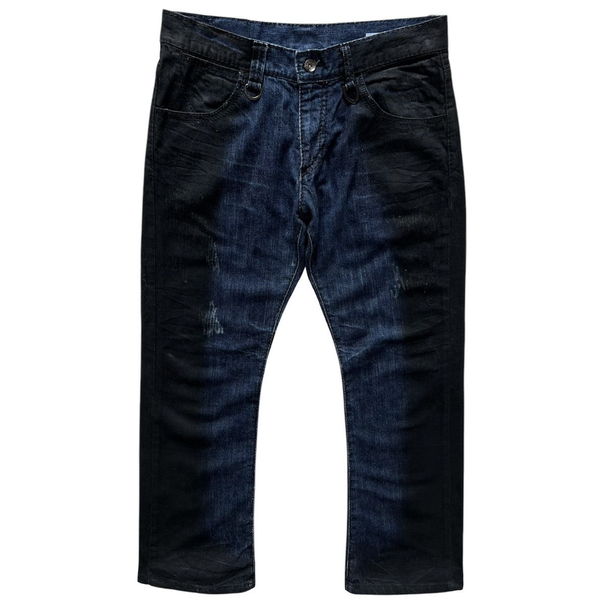 Japanese Brand × Tornado Mart × semanticdesign SEMANTIC DESIGN 2TONE FLARE JEANS Size US 34 / EU 50 - 1 Thumbnail