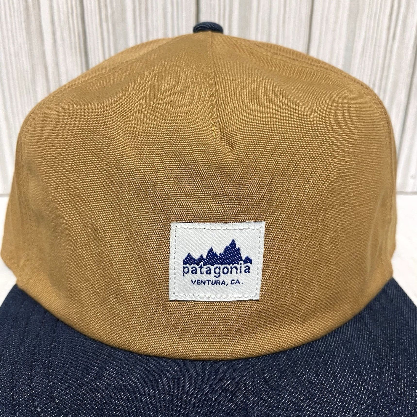 Patagonia Patagonia Hat Range Cap Snap Back Brown Tan Canvas Denim Adjustable Men’s NEW Size ONE SIZE - 2 Thumbnail
