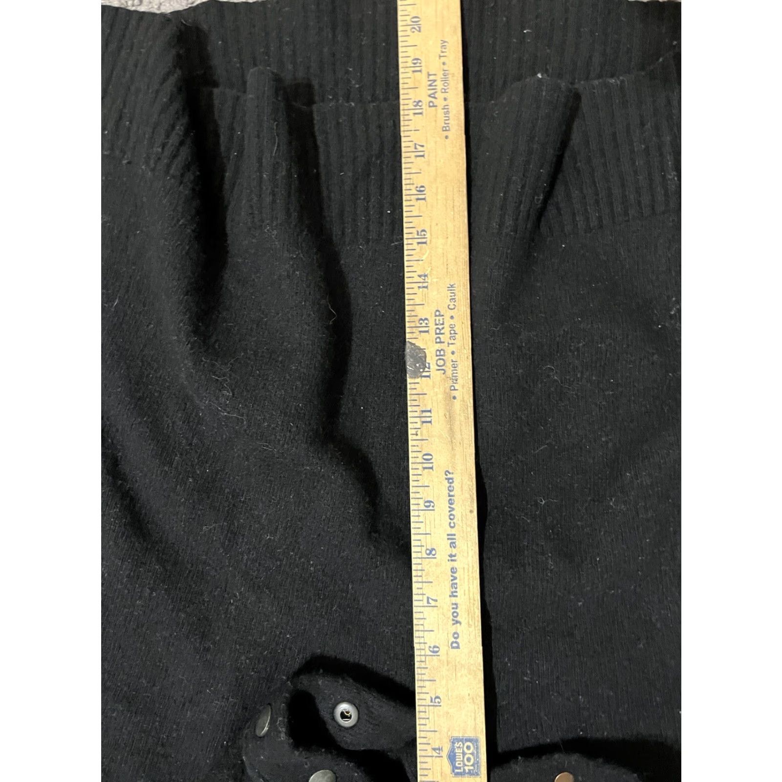 Banana Republic Banana Republic Banana Republic Made of Italian Yarn Mock Neck Top Sweater Black M Nylon Merino Wool Button Shirt? Size US M / EU 48-50 / 2 - 6 Thumbnail