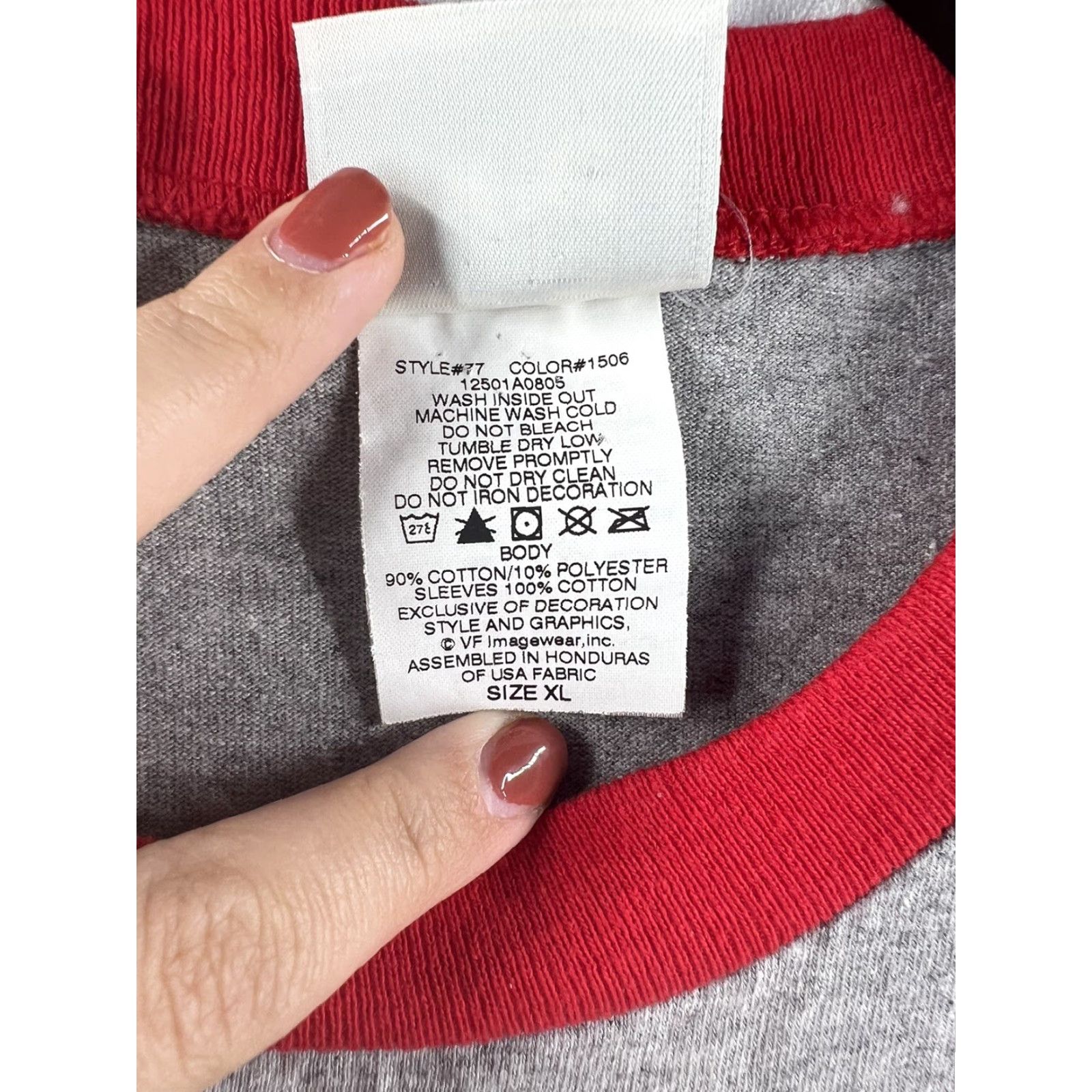 Vintage VINTAGE Lee Sports Angeles Baseball Tee Men’s XL Gray Red Shirt Size US XL / EU 56 / 4 - 4 Thumbnail