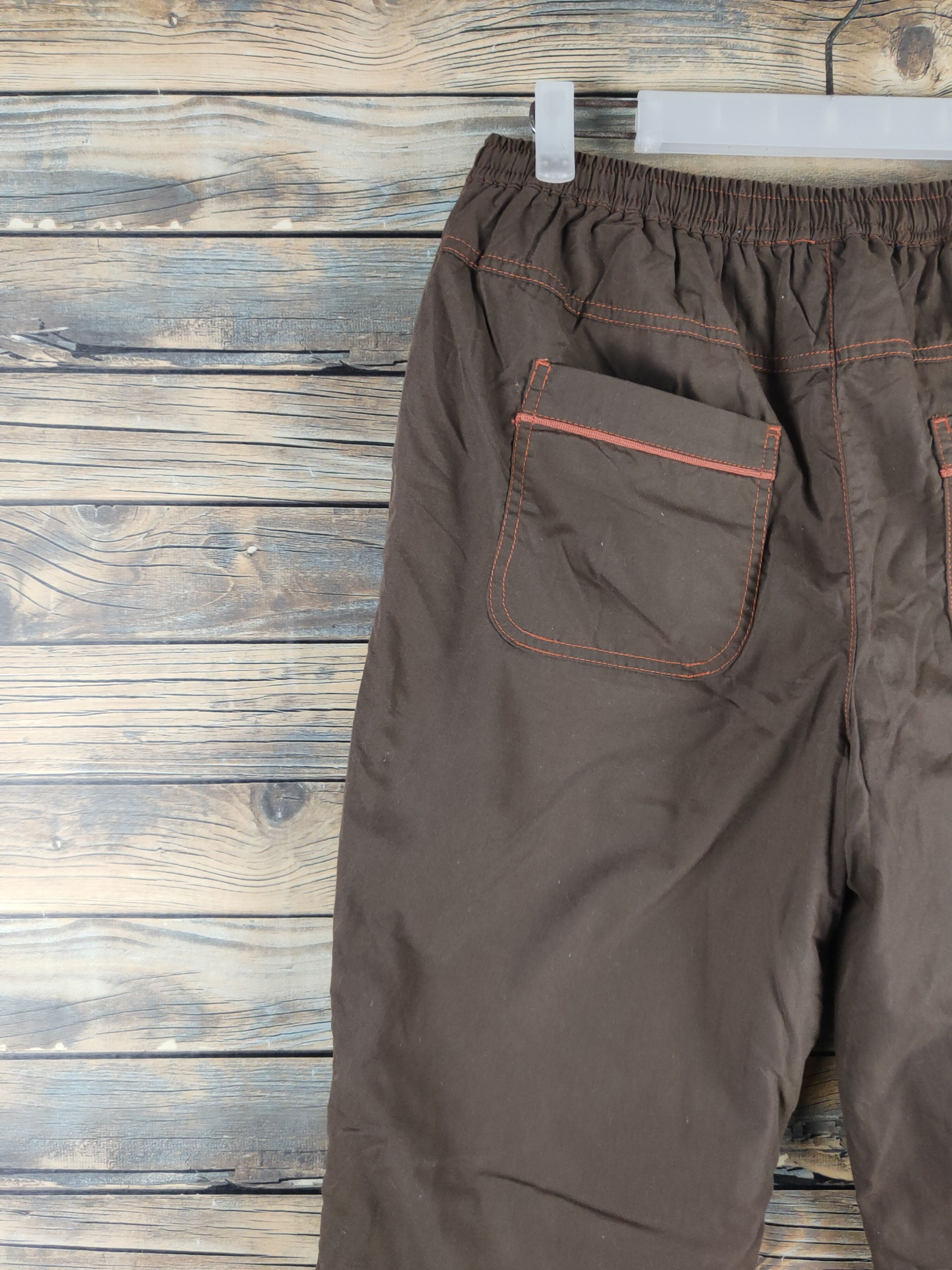 Japanese Brand DL Japanese Brand Brown Multipocket Sweatpants #2411 Size US 30 / EU 46 - 8 Thumbnail