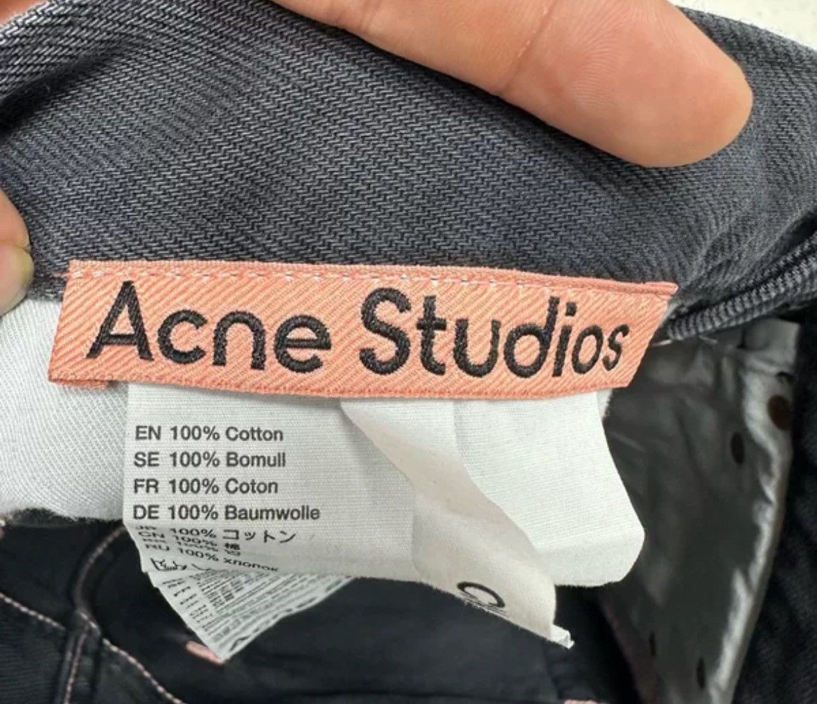 Acne Studios Acne studios Cropped old jeans 2412-Nextarrow Size US 28 / EU 44 - 6 Thumbnail