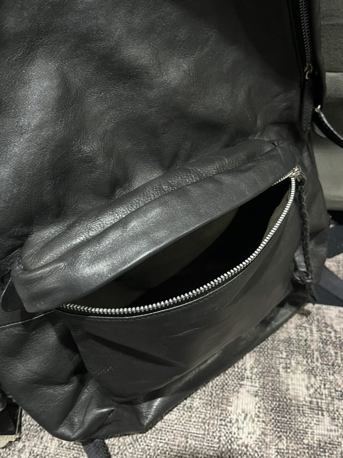 Japanese Brand Authentic Brand P.i.d Leather Backpack Size ONE SIZE - 11 Thumbnail