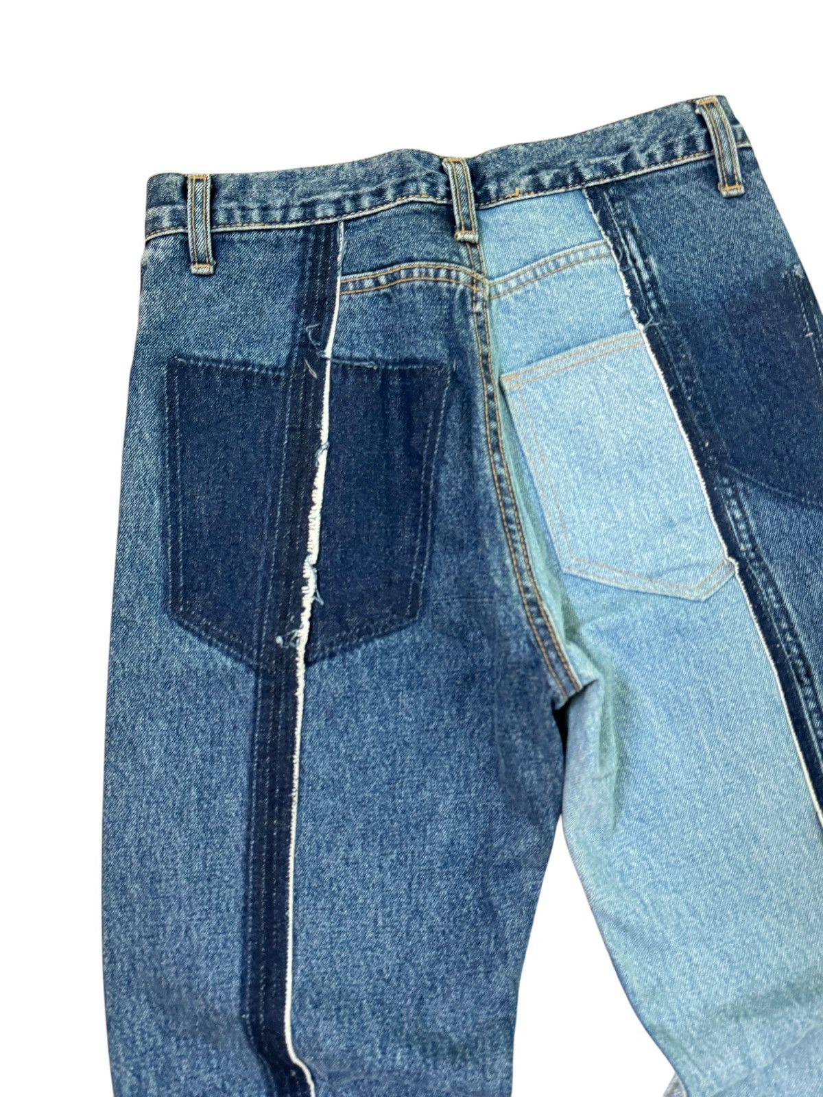 Hysteric Glamour Reconstructed Two Tone Denim Release Hem Size US 26 / EU 42 - 11 Thumbnail