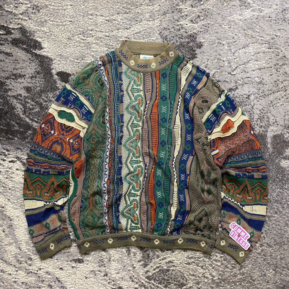image of Vintage Coogi Knitwear in Mix, Men's (Size Medium)