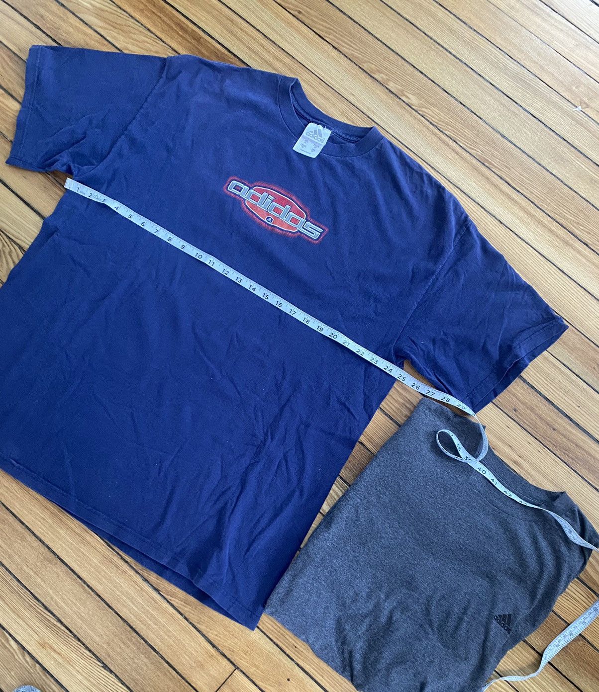 Adidas × Vintage Vintage 90s Tshirt plus free shirt xl Size US XL / EU 56 / 4 - 4 Thumbnail