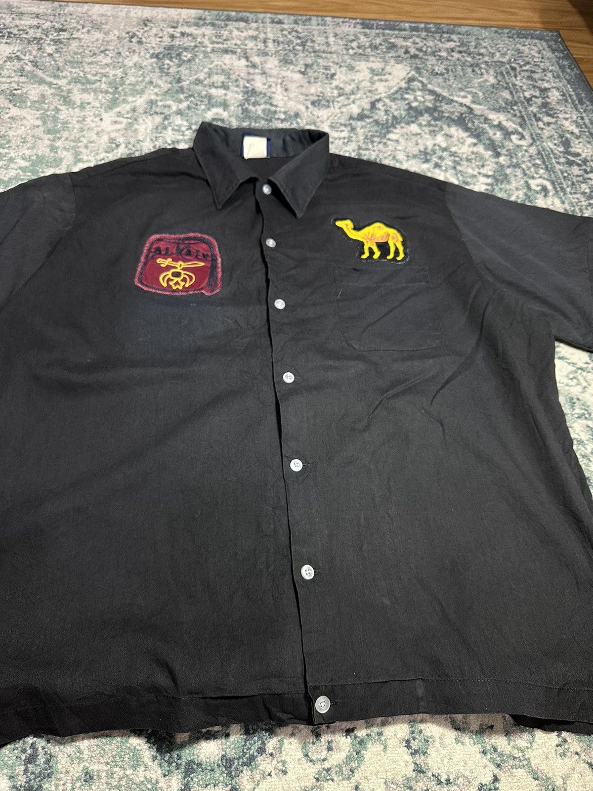 Vintage Vintage 70s Bowling Shirt Dave Alkaly Bowlers (Boxy Cut) Size US XXL / EU 58 / 5 - 6 Thumbnail