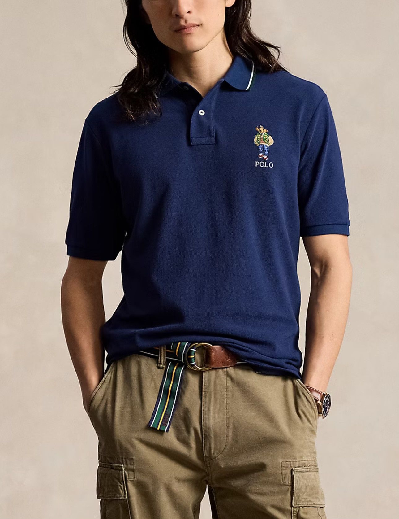 Polo Ralph Lauren Polo Ralph Lauren Navy Blue Polo Shirt Size US S / EU 44-46 / 1 - 1 Thumbnail