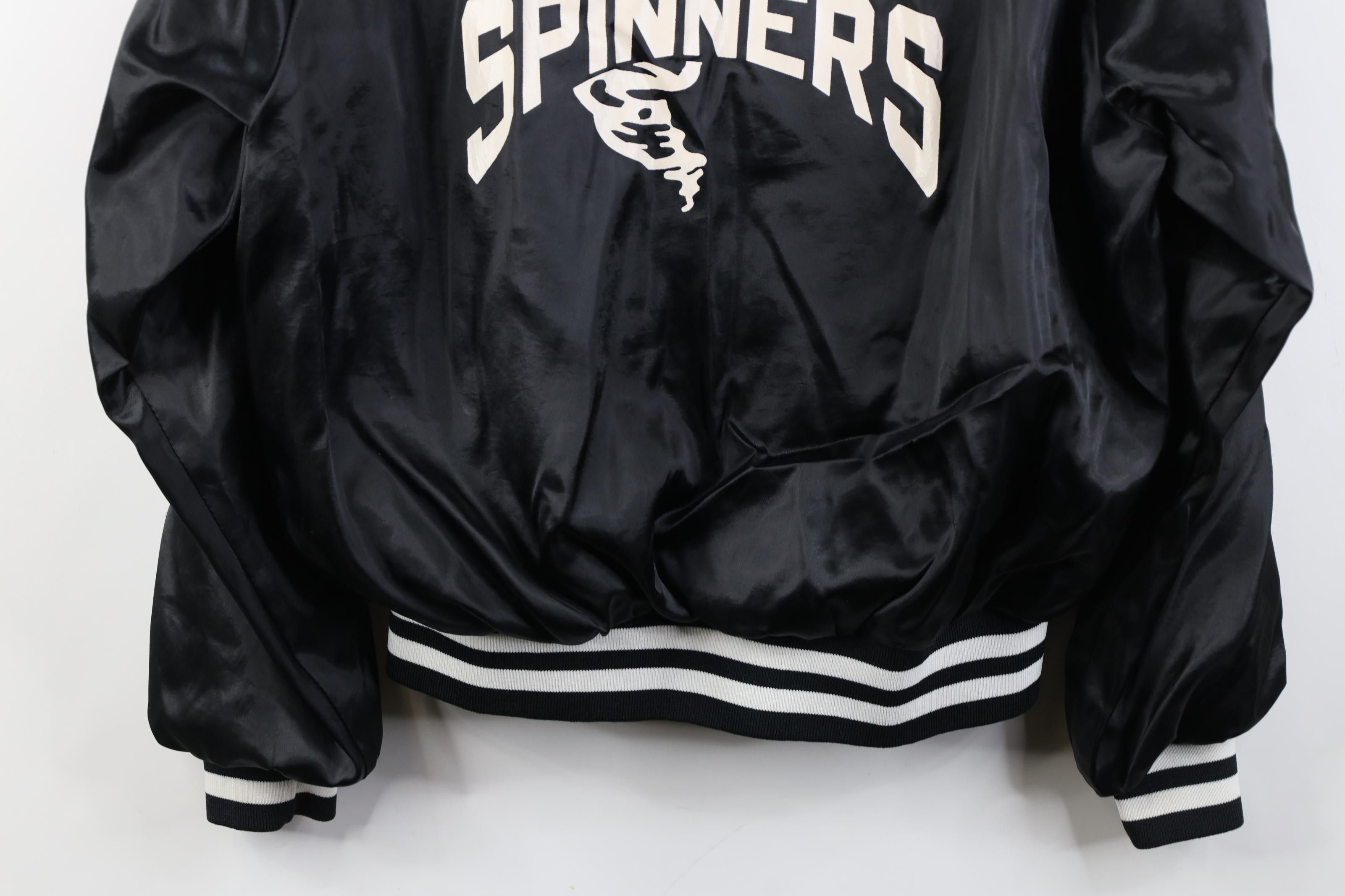 Vintage Vintage 80s Spinners Lined Satin Bomber Jacket USA Size M / US 6-8 / IT 42-44 - 17 Thumbnail