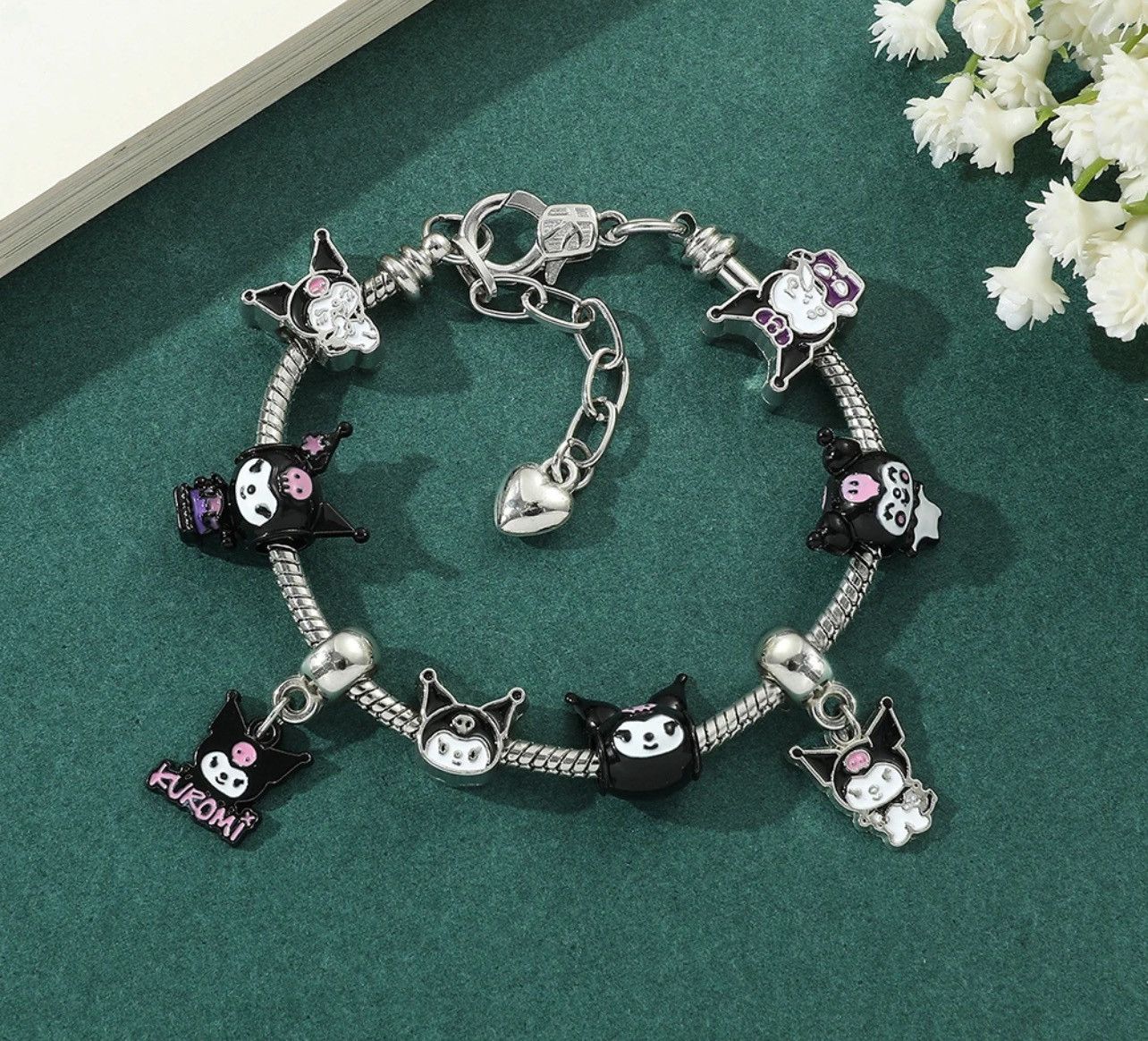 Vintage Bracelet with Cute Anime Cartoon Design Size ONE SIZE - 4 Thumbnail