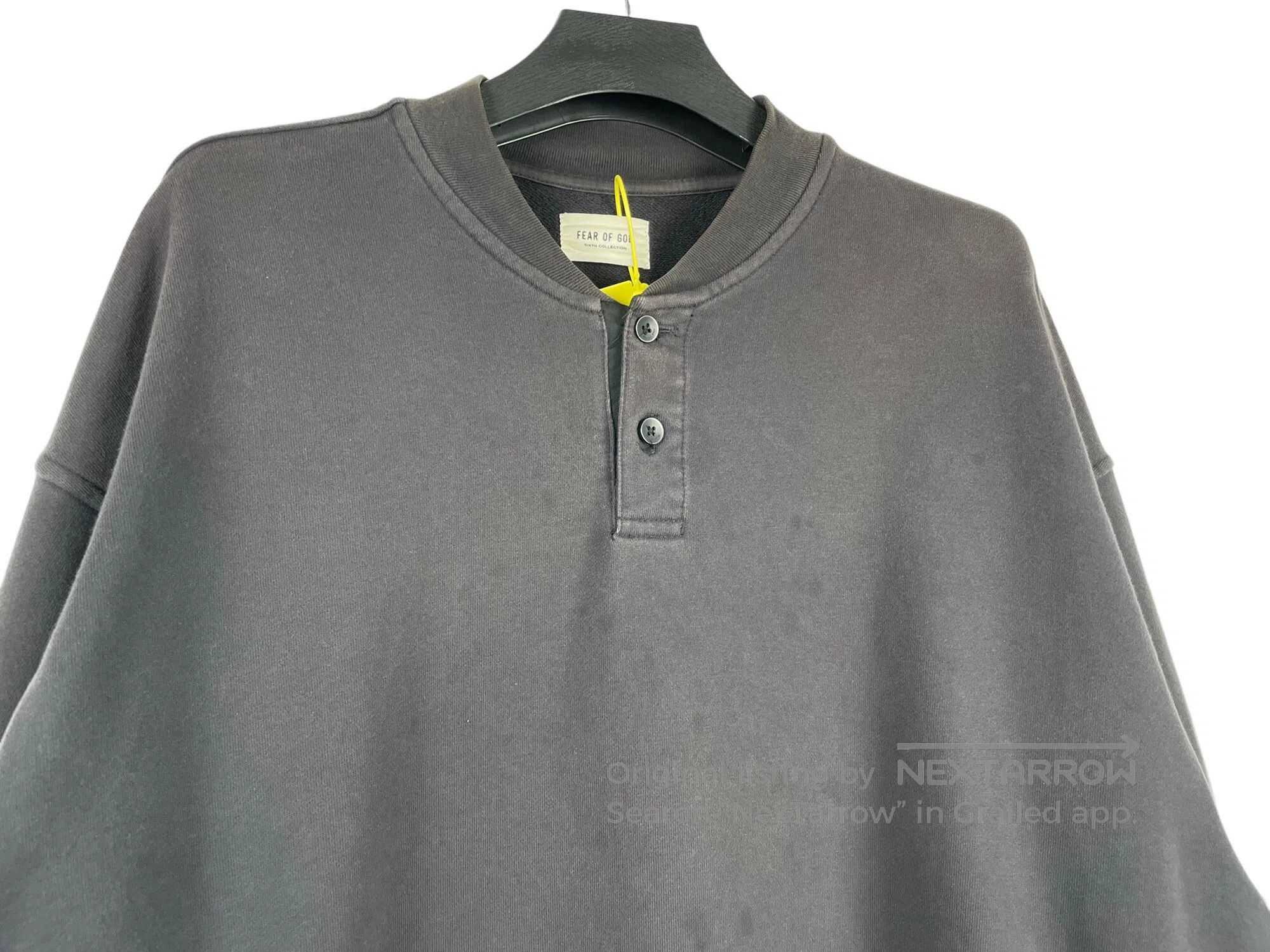 Fear of God FEAR OF GOD Mainline Henley Sweater Size US XL / EU 56 / 4 - 4 Thumbnail