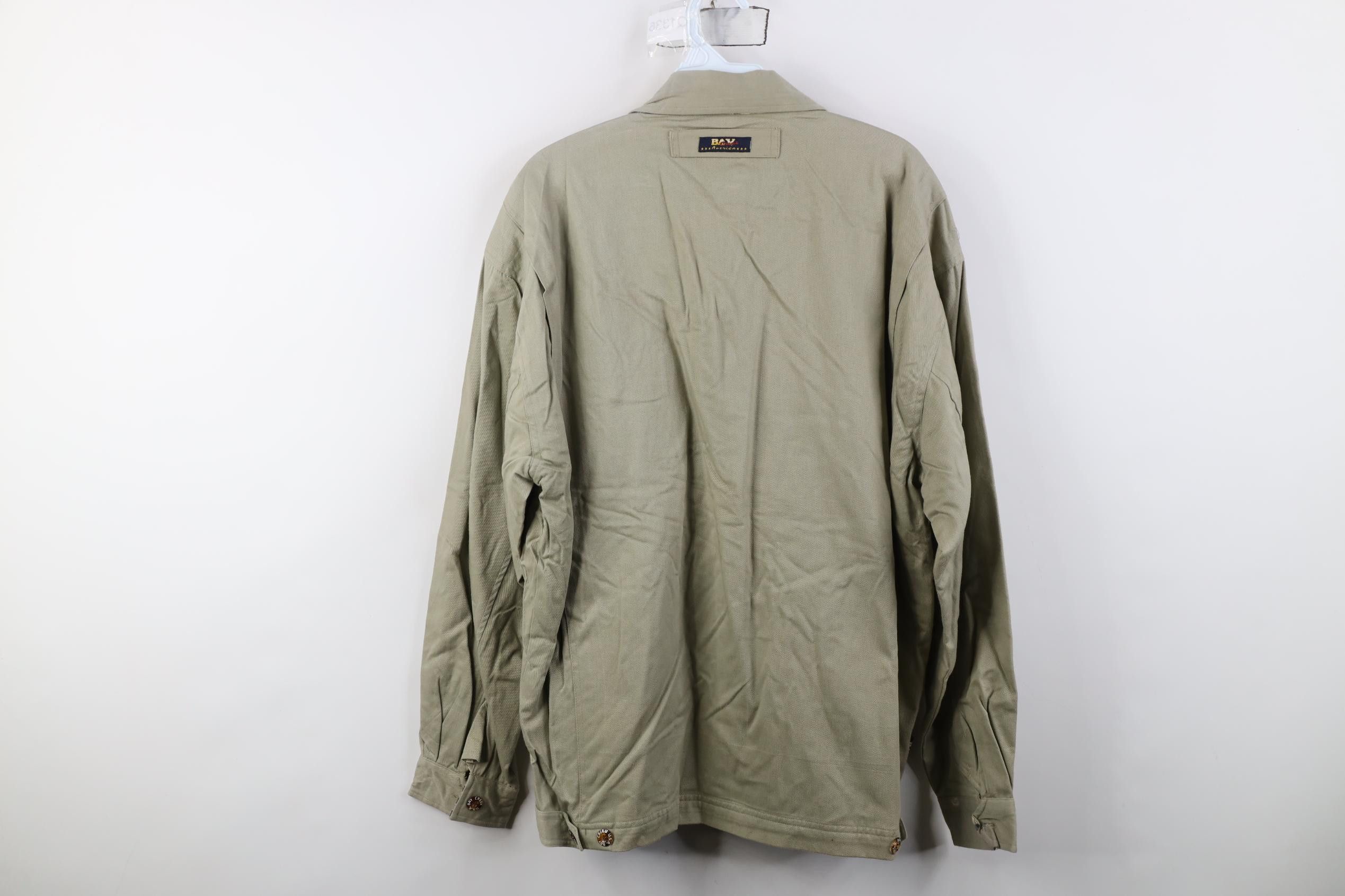 Vintage Deadstock Vintage 90s Streetwear Back Racer Bomber Jacket Size US M / EU 48-50 / 2 - 17 Thumbnail
