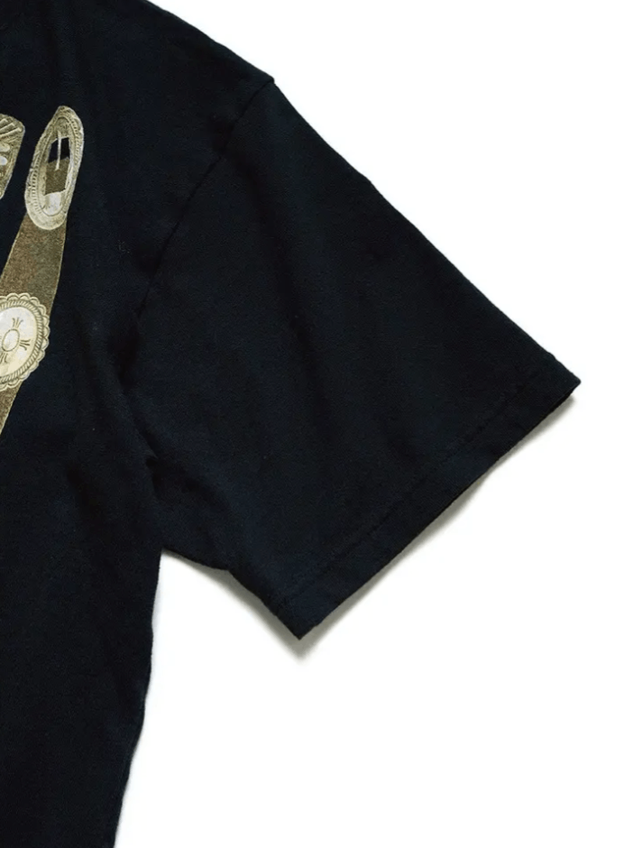 Kapital 20/- Jersey Crew T (Curtain Concho pt) Size US XL / EU 56 / 4 - 4 Thumbnail