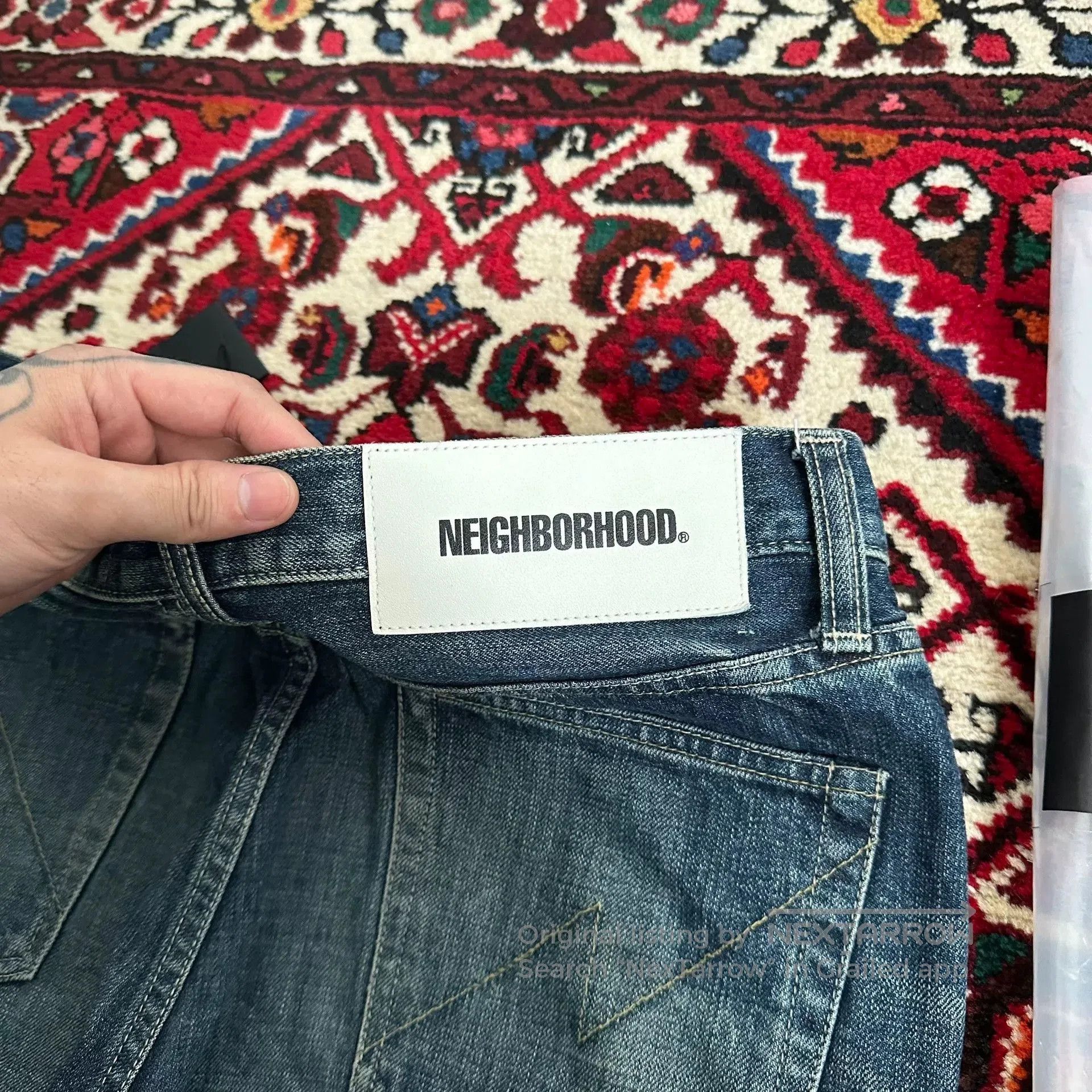 Neighborhood neighborhood wide leg denim pants M size. Size US 44 / EU 60 - 6 Thumbnail