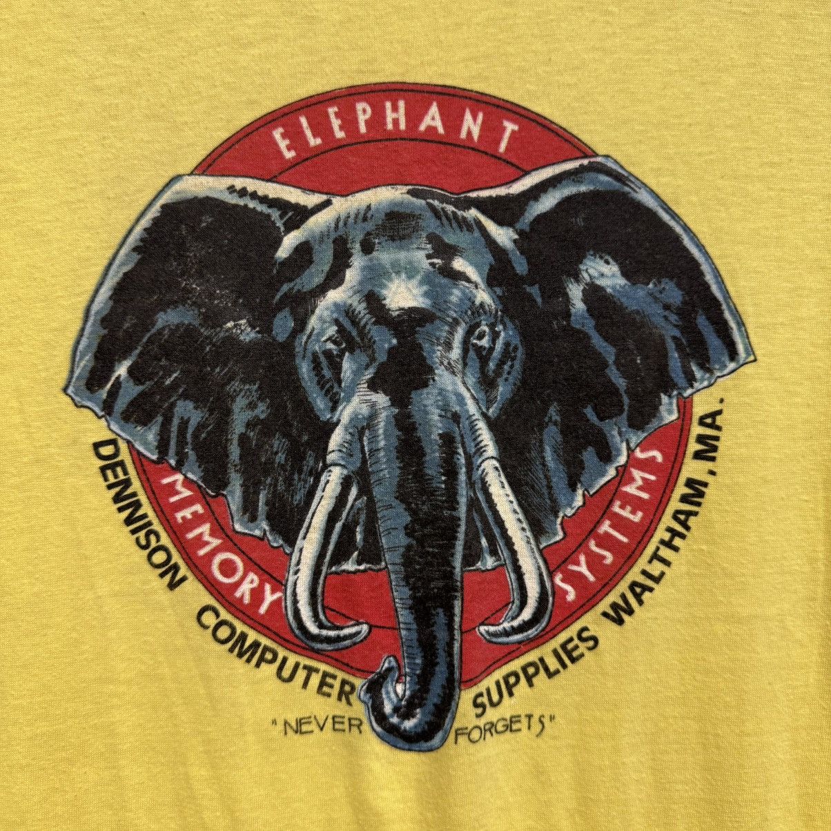 Other Vintage 80s Elephant Memory Systems T Shirt Size US S / EU 44-46 / 1 - 3 Thumbnail