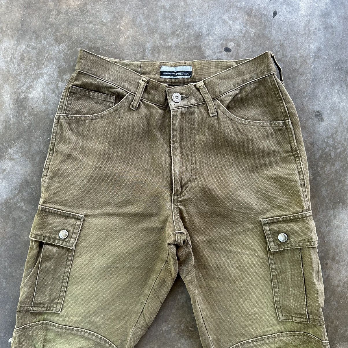 Avirex 🔥W27x33 Avirex USA Distressed Tactical Cargo Pant Size US 27 - 3 Thumbnail