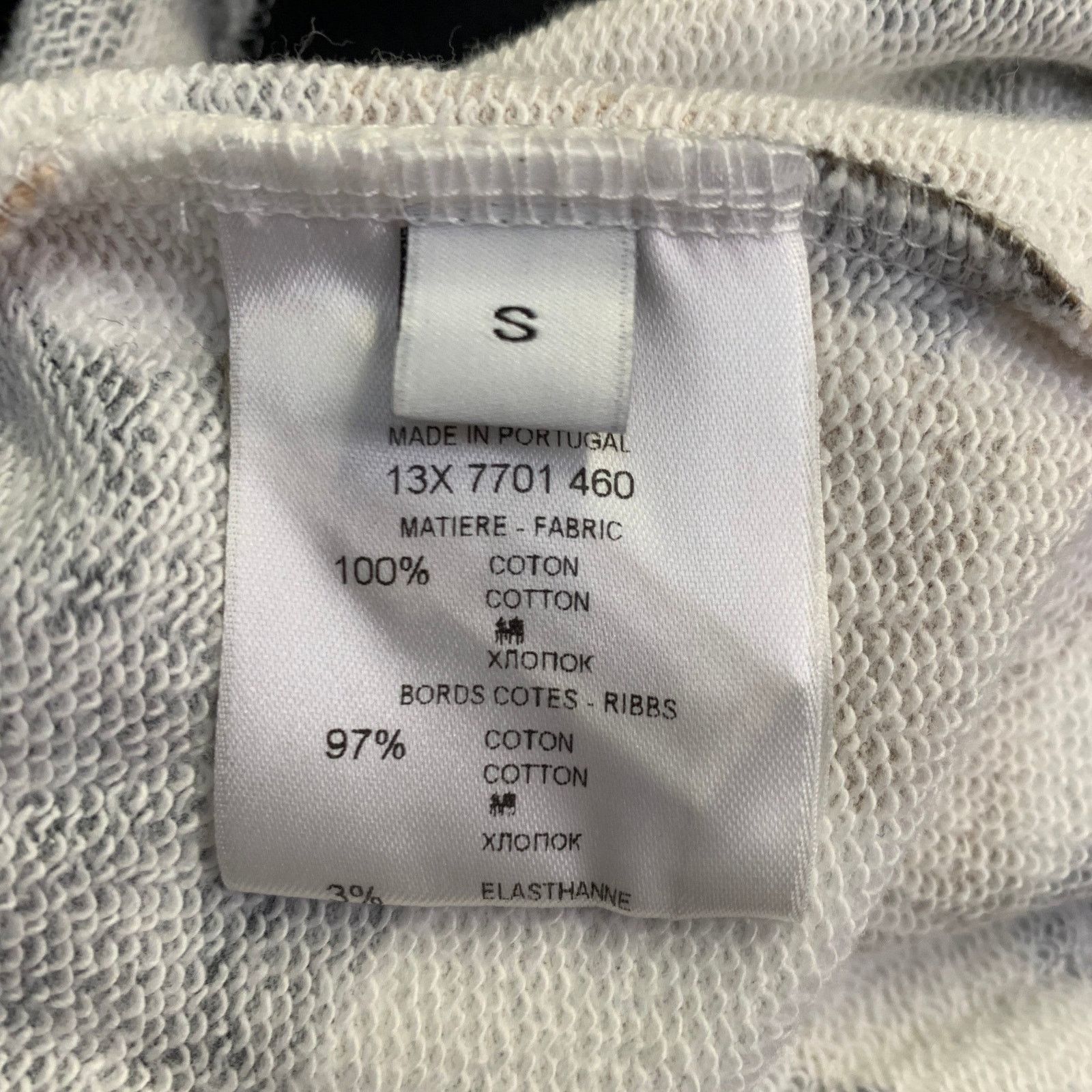 Givenchy S Black Brown Cream Cotton Geometric Crew Neck Pullover Size S / US 4 / IT 40 - 7 Thumbnail