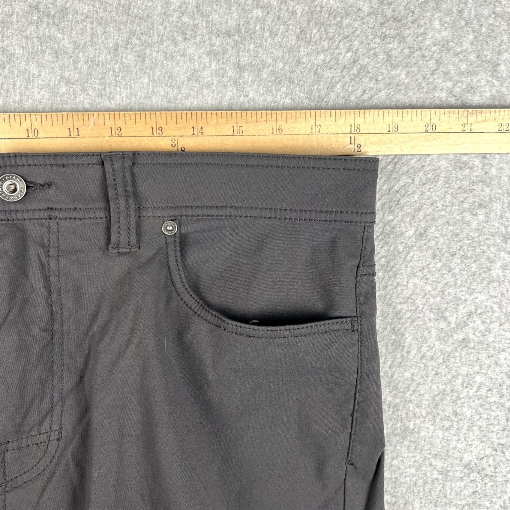 Prana prAna Pants Mens 36 Gray Brion Slim Hiking Stretch 36x32 Grey Trail Outdoors Fishing Size US 36 / EU 52 - 5 Thumbnail