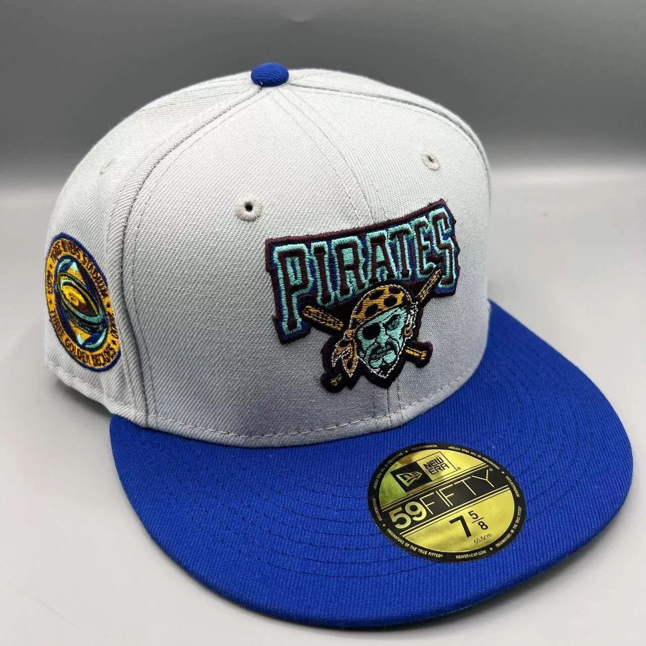 New Era Pittsburgh Pirates Hat Men 7 5/8 59Fifty New Era MLB Fitted Size ONE SIZE - 1 Thumbnail
