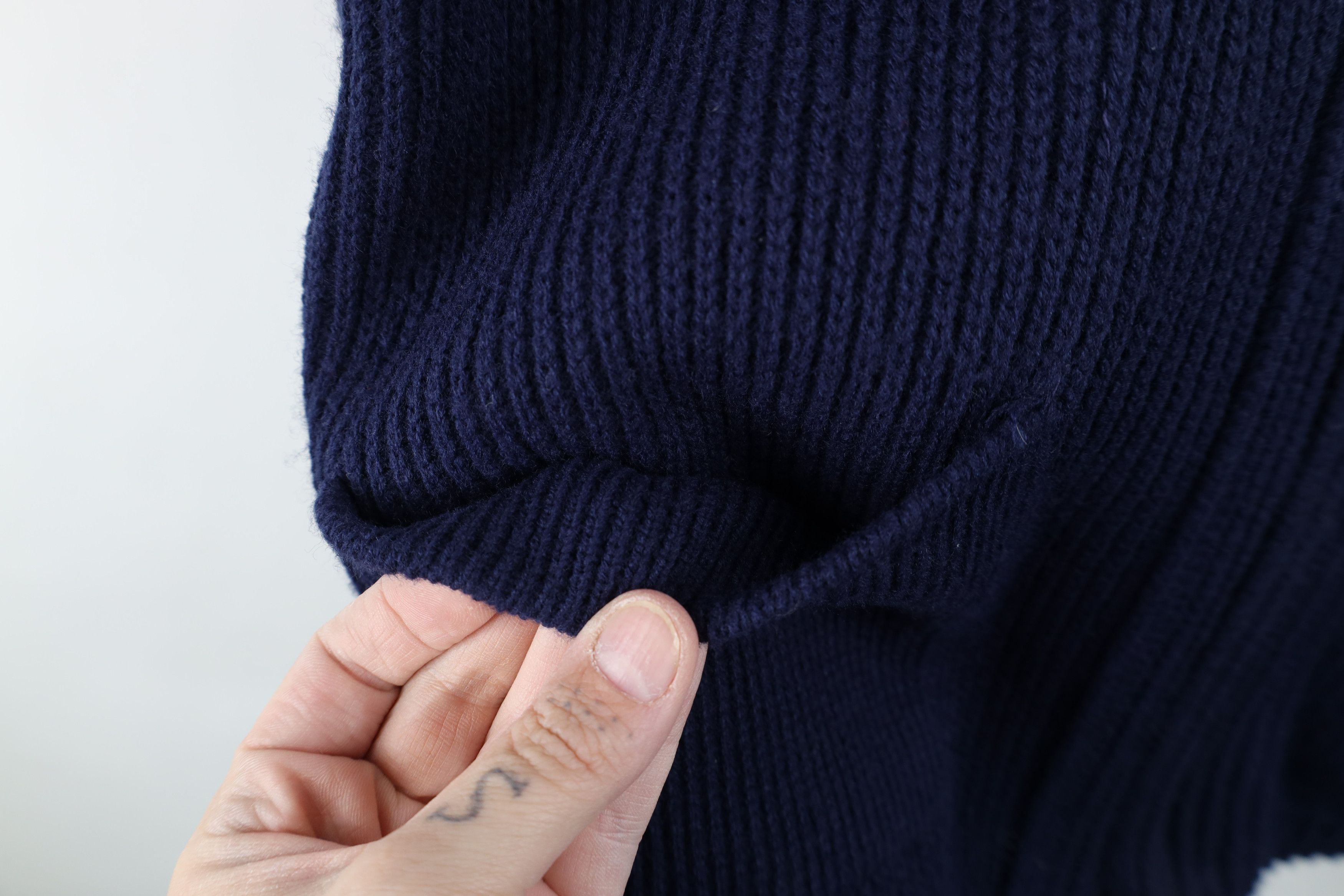Vintage Vintage 70s Streetwear Ribbed Knit Cardigan Sweater USA Size US M / EU 48-50 / 2 - 7 Thumbnail
