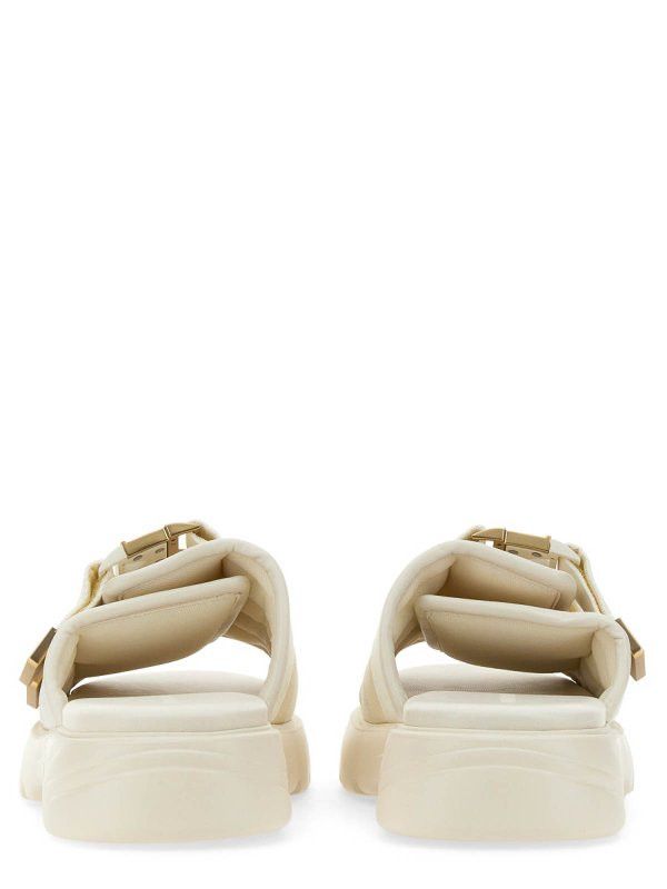 Bottega Veneta o1s1rm0126 Flash Sandal in Beige Size US 10 / EU 43 - 3 Thumbnail