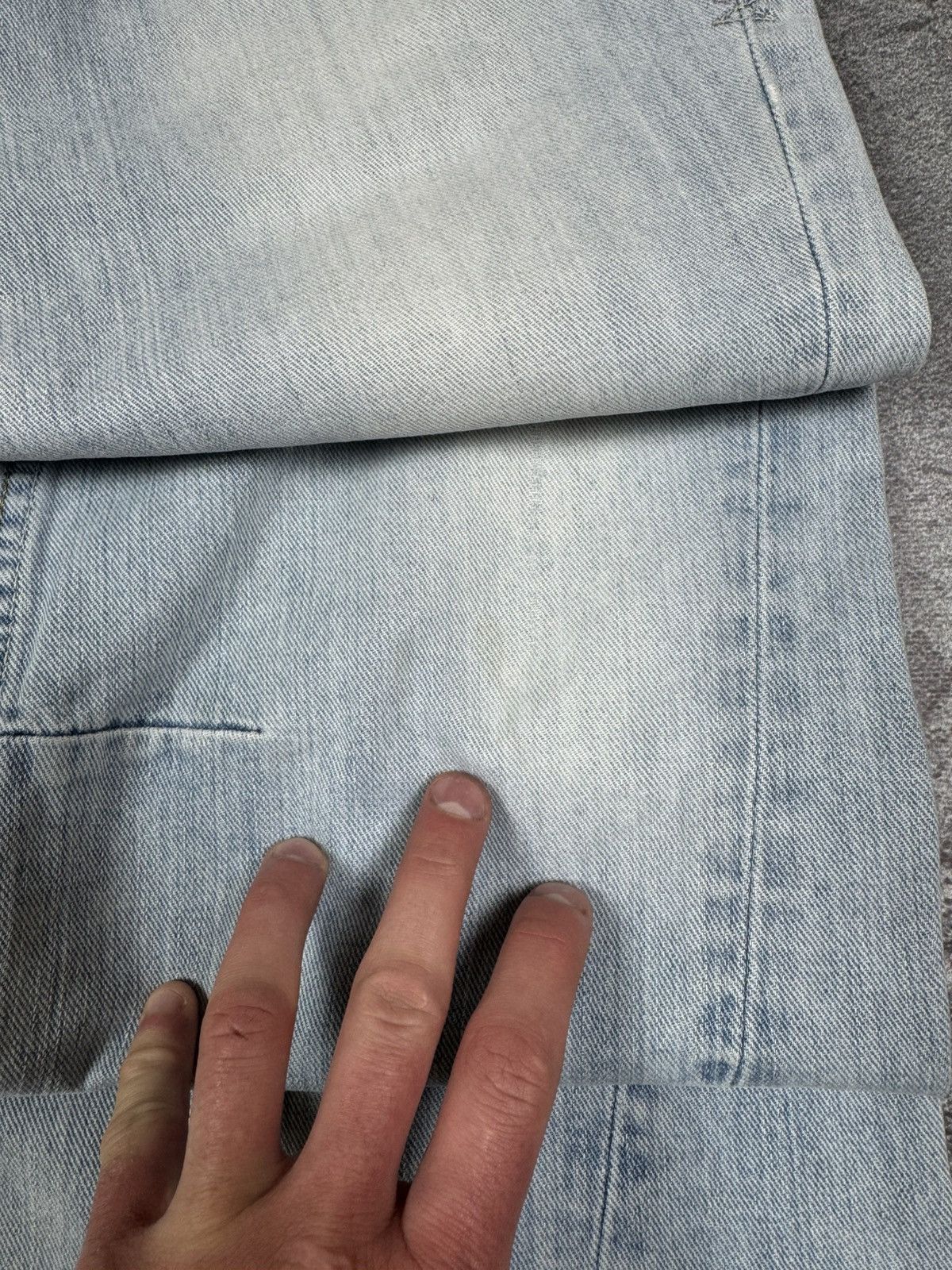 If Six Was Nine Y2K 2000s Flared Bootcut Loose Straight Washed Jeans Size 32 Size US 32 / EU 48 - 6 Thumbnail