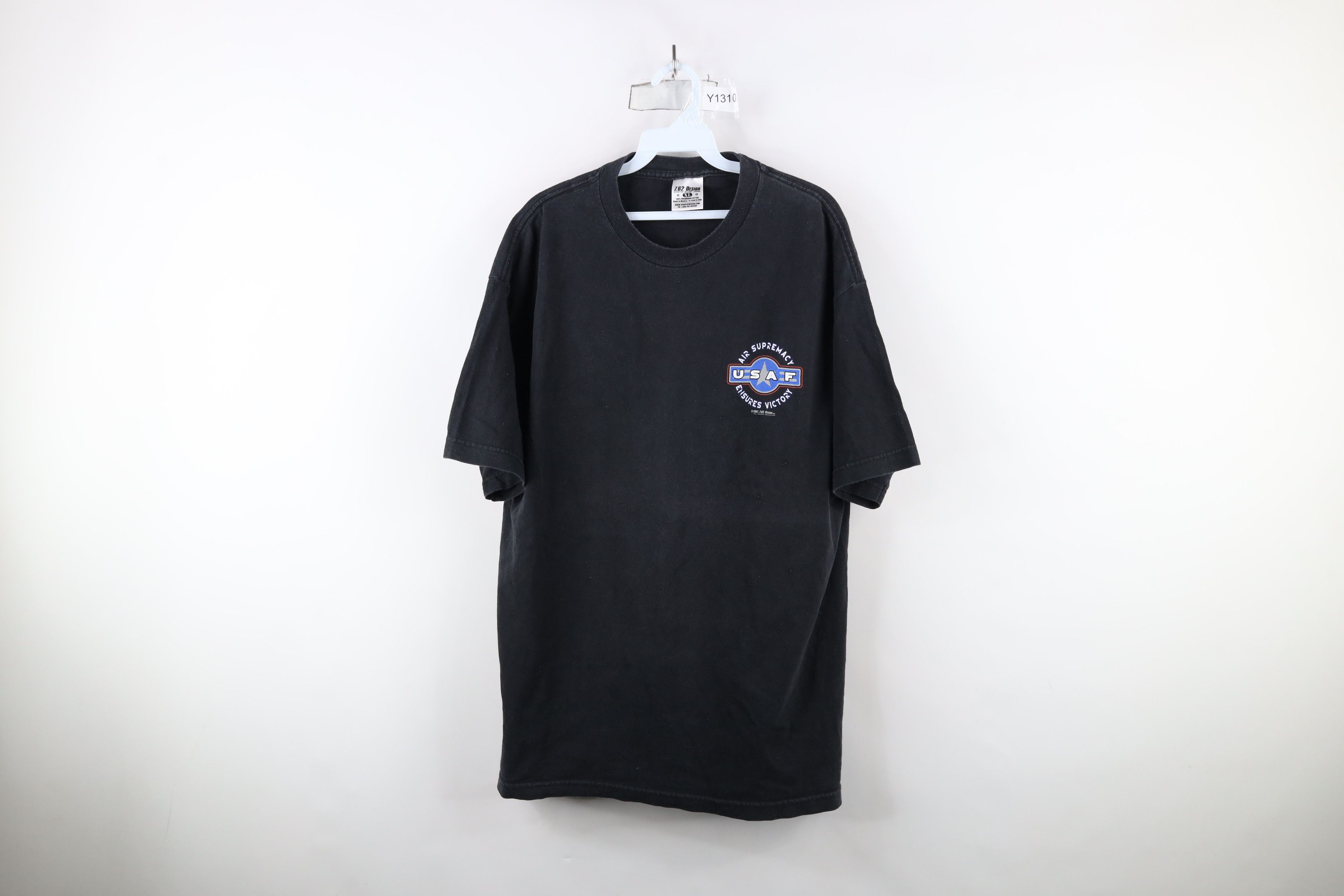 Vintage Vintage Y2K 2007 United States Air Force Jet Plane T-Shirt Size US XL / EU 56 / 4 - 1 Thumbnail