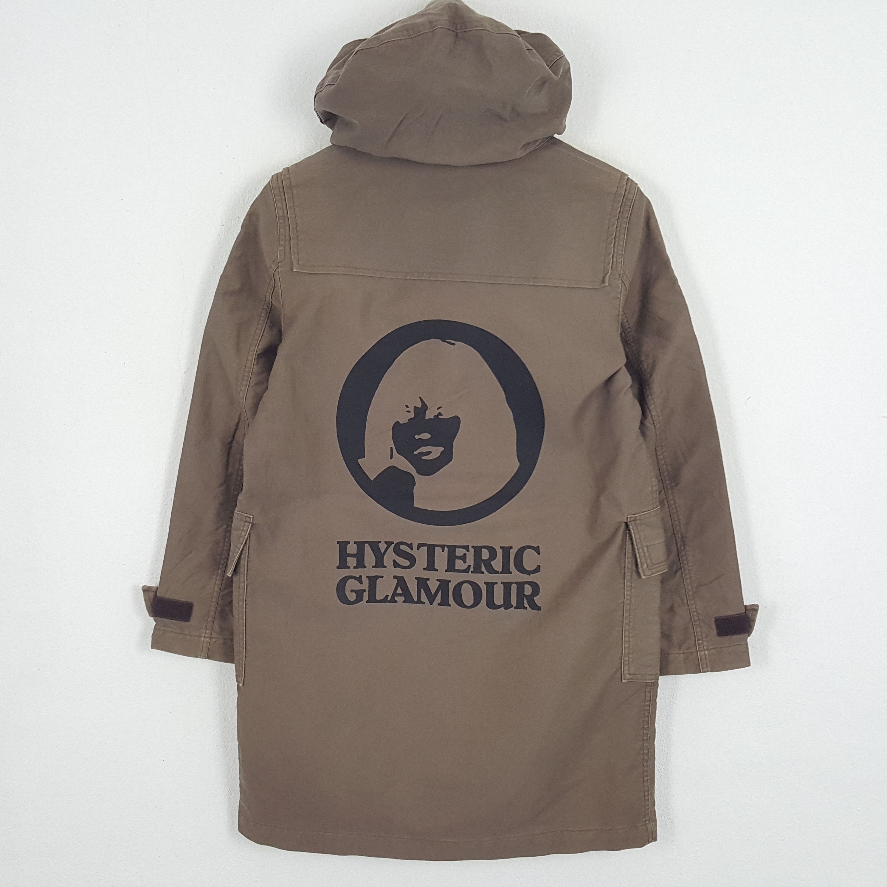 Hysteric Glamour × Vintage Vintage Hysteric Glamour Custom Big Logo Parka Jacket Size S / US 4 / IT 40 - 1 Thumbnail