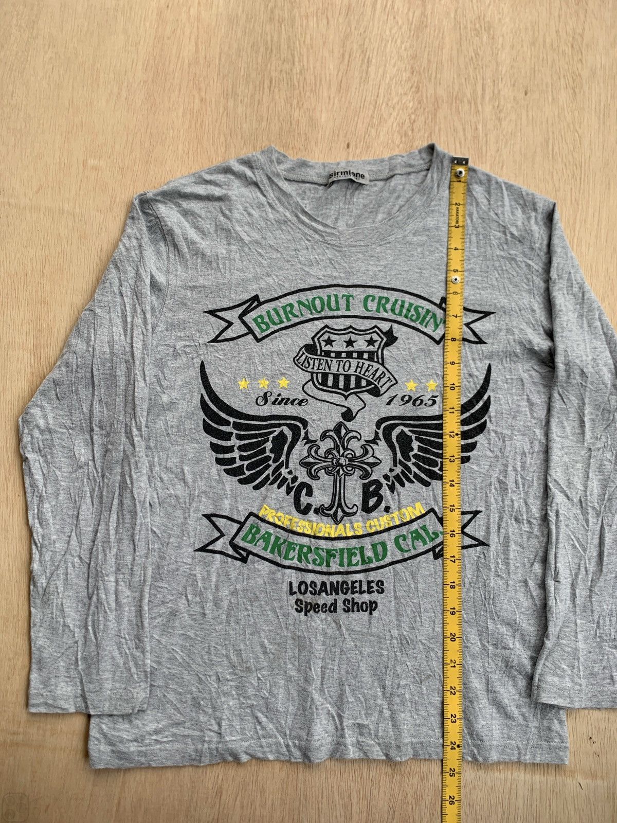 Hysteric Glamour × If Six Was Nine × Japanese Brand Y2k Sirmione Burnout Cruisin Longsleeve Size US M / EU 48-50 / 2 - 8 Thumbnail