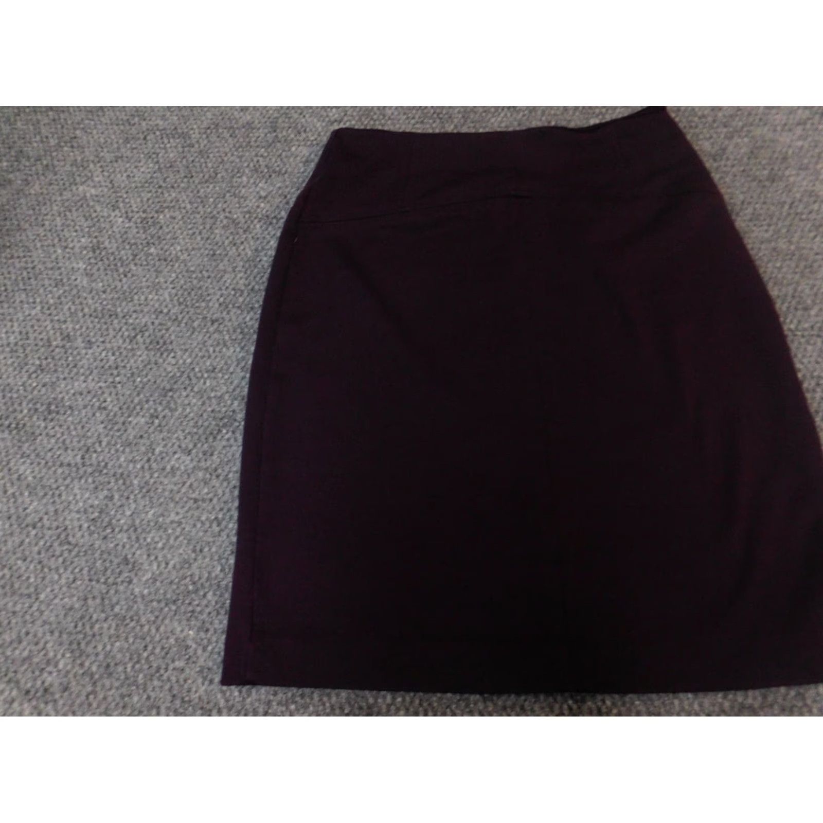 Vintage New York and Company Skirt Womens 6 Purple Zip Knee Length A-Line Plaid Zipper Midi? Size 28" / US 6 / IT 42 - 3 Thumbnail