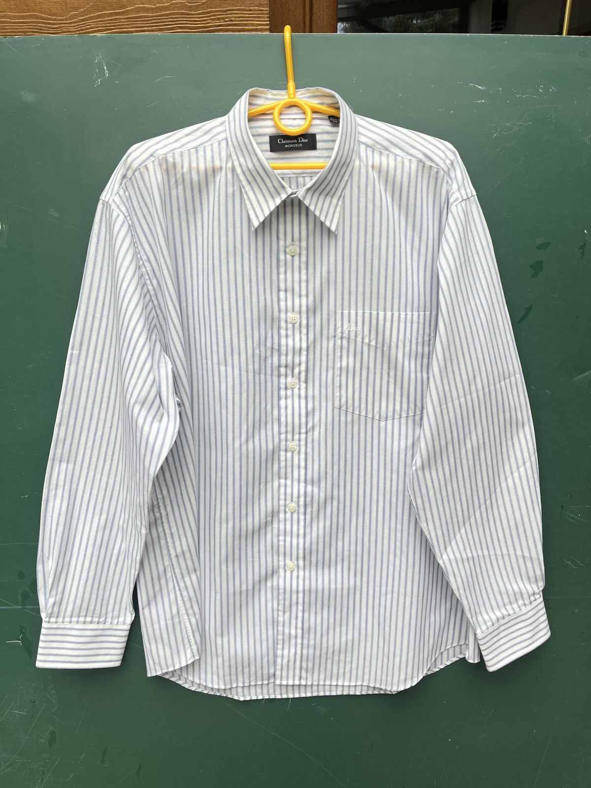 Christian Dior Monsieur Christian Dior Monsieur Shirt Stripped 43 17 Size US XL / EU 56 / 4 - 1 Thumbnail