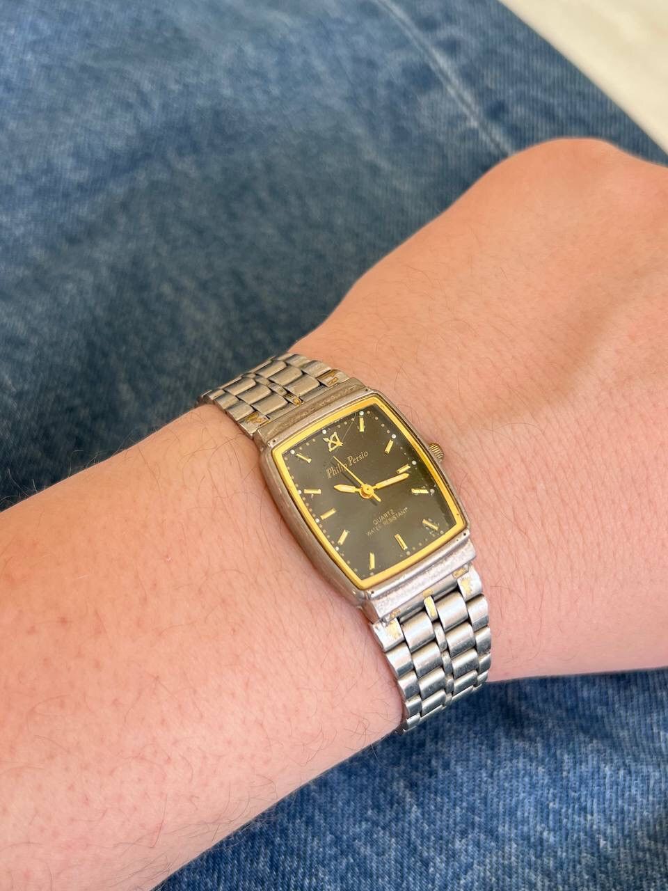 Japanese Brand × Vintage Vintage Japanese style futuristic Watch black dial tank Size ONE SIZE - 1 Thumbnail