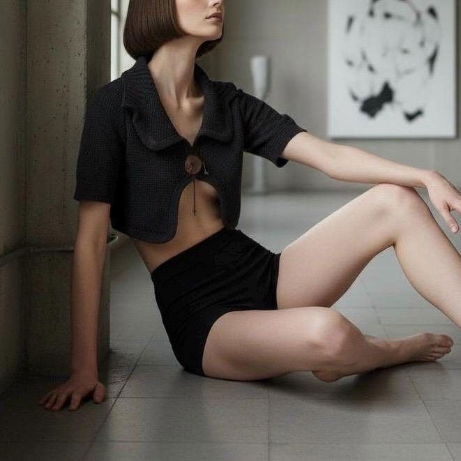 Other The Cop Copine Knitted Bolero Top Size ONE SIZE - 4 Thumbnail