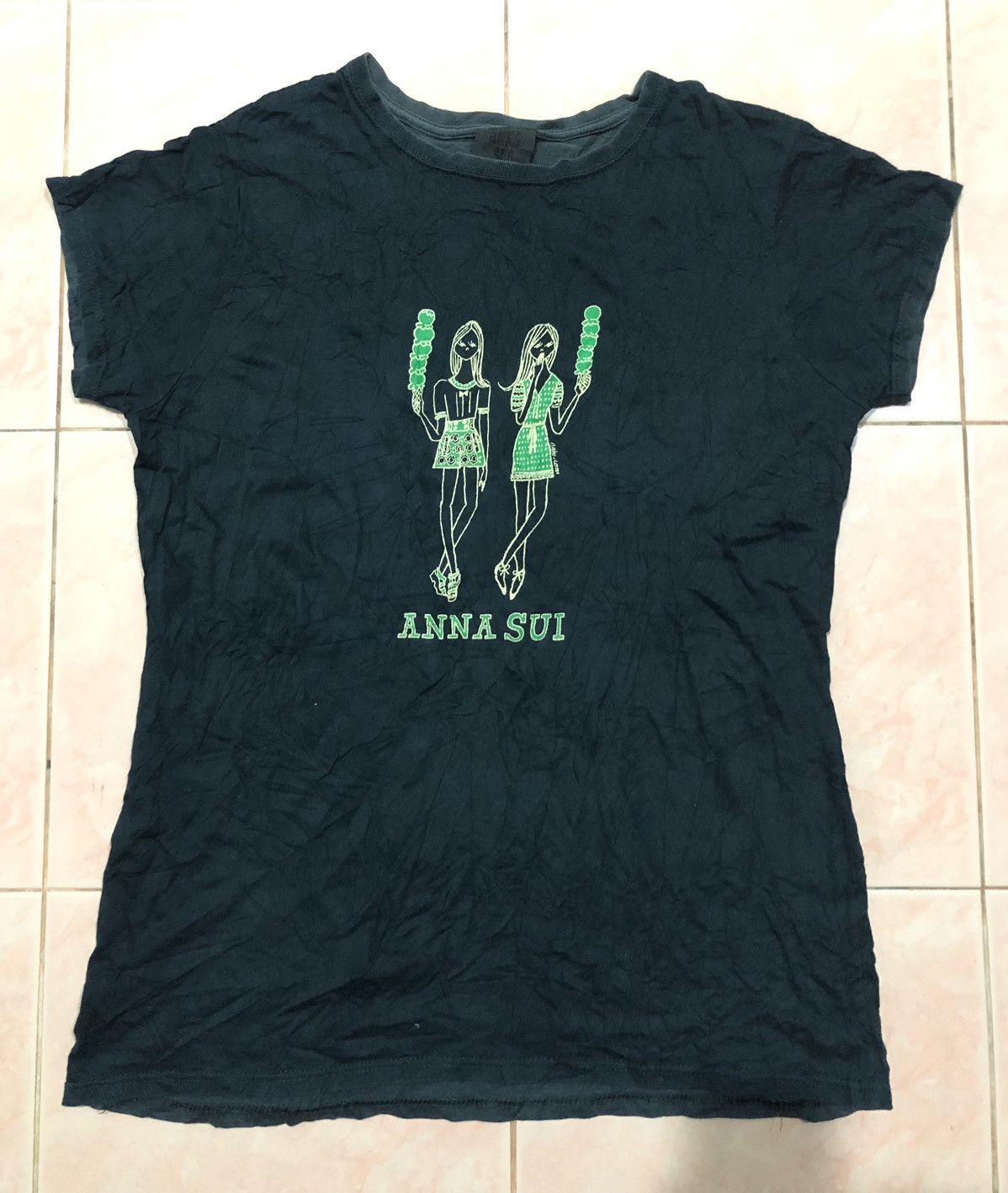 Anna Sui × Designer T- Shirt Anna Sui Made In USA Size L / US 10 / IT 46 - 1 Thumbnail