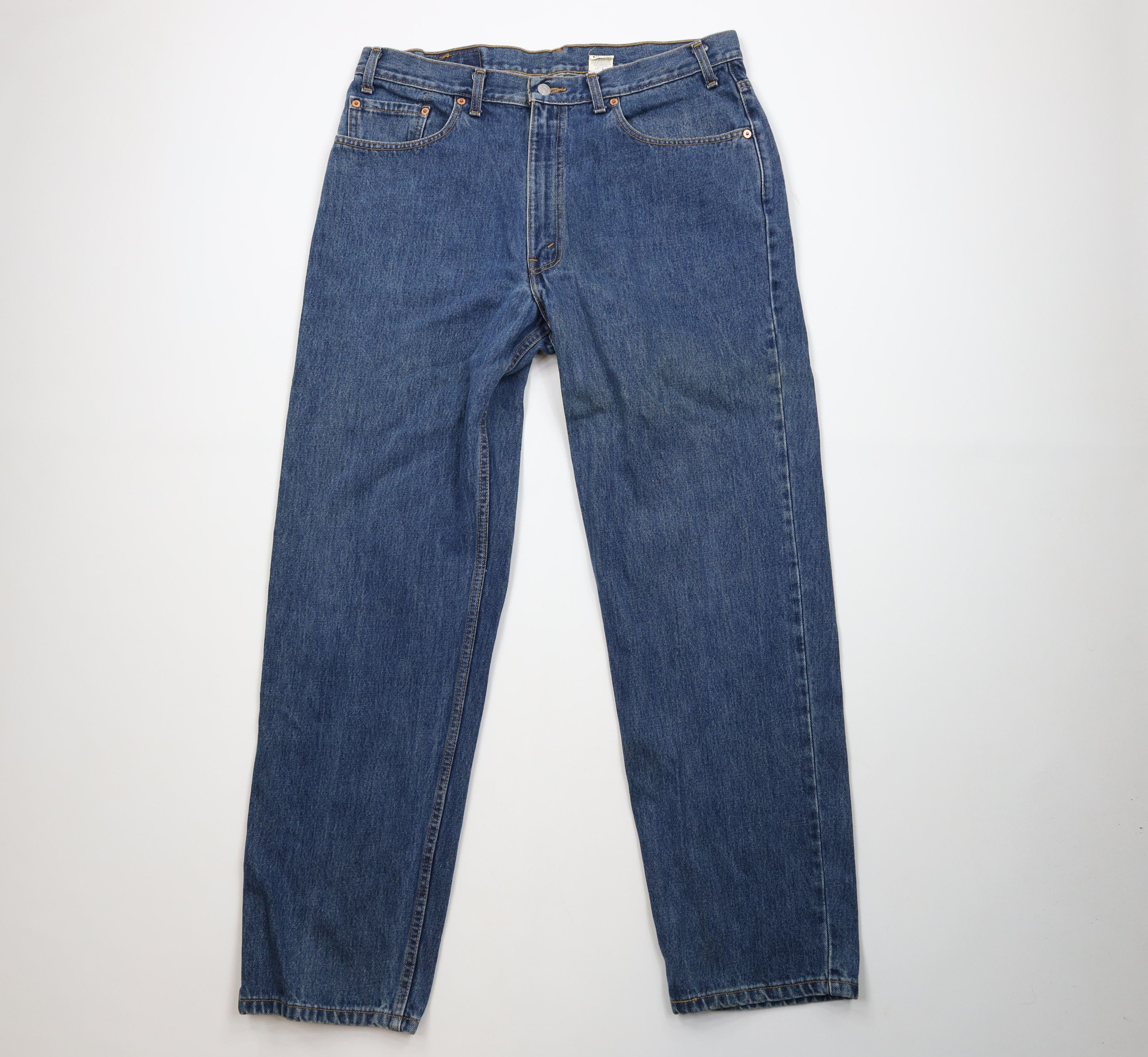 Levi's Vintage Y2K 2002 Levis 550 Relaxed Fit Denim Jeans Blue Size US 38 / EU 54 - 1 Thumbnail