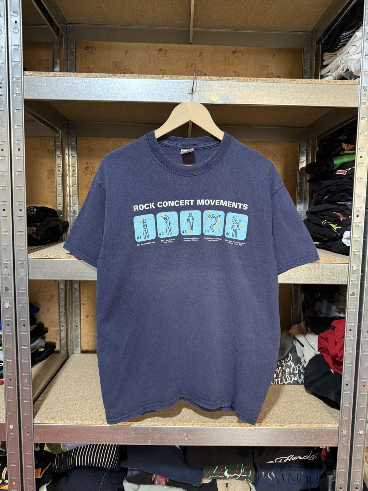 Band Tees × Vintage Vintage 90’s Blue Man Group Rock Concert Movements T-Shirt Size US L / EU 52-54 / 3 - 1 Thumbnail