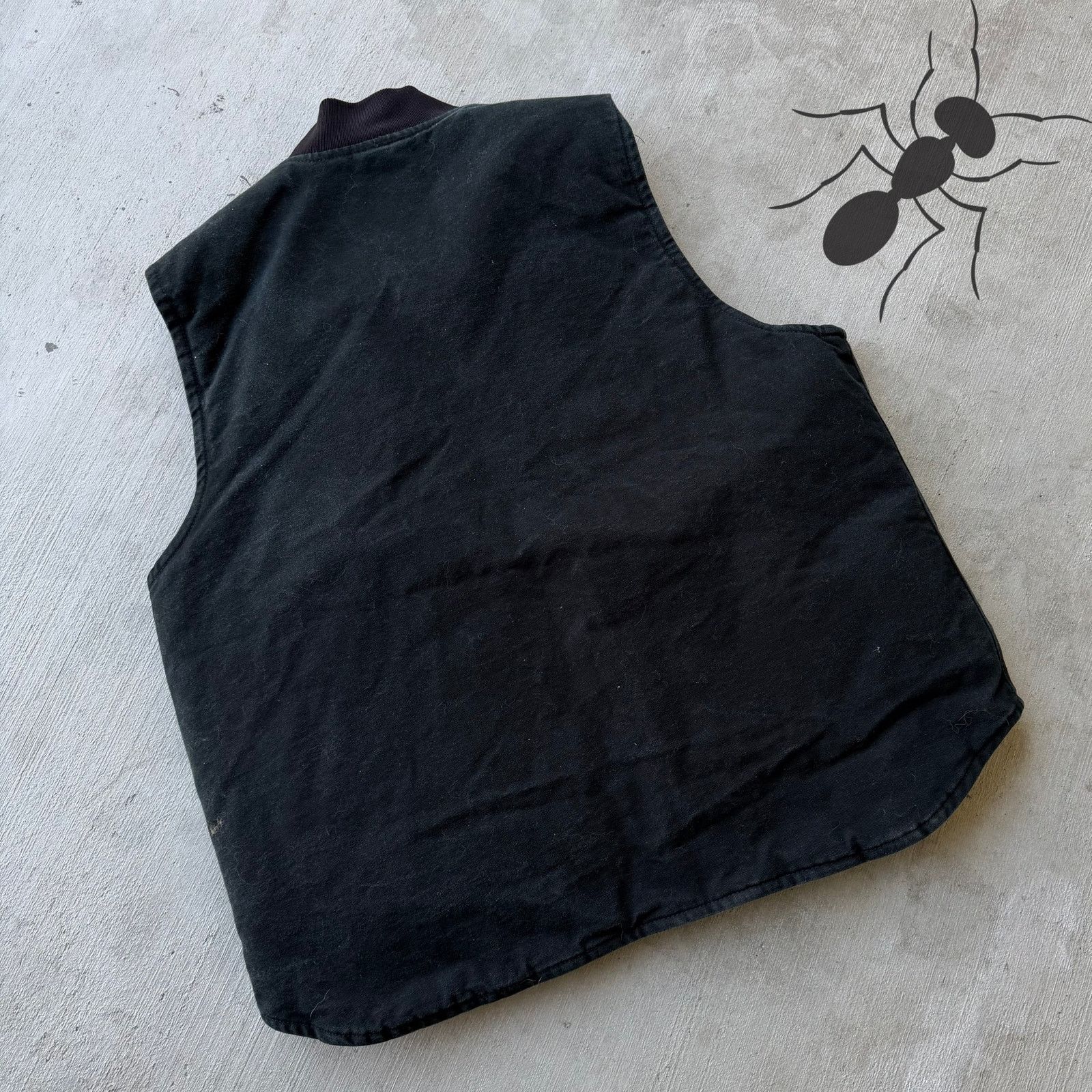 Carhartt × Vintage Carhartt V01 black quilted work wear vest Size US XL / EU 56 / 4 - 3 Thumbnail