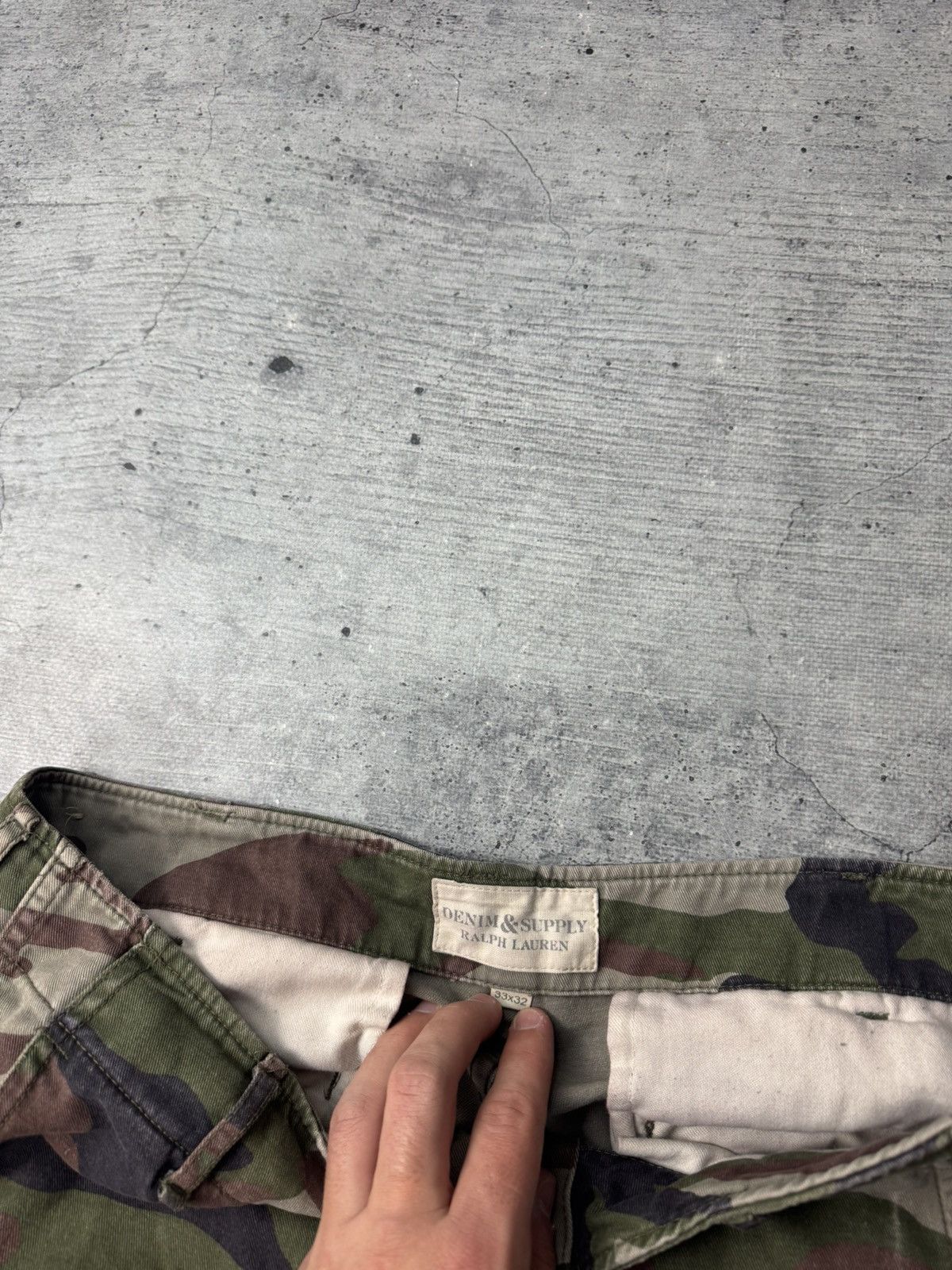 Denim & Supply Ralph Lauren Denim & Supply Ralph Lauren Distresed Military Cargo Pants Size US 33 - 4 Thumbnail