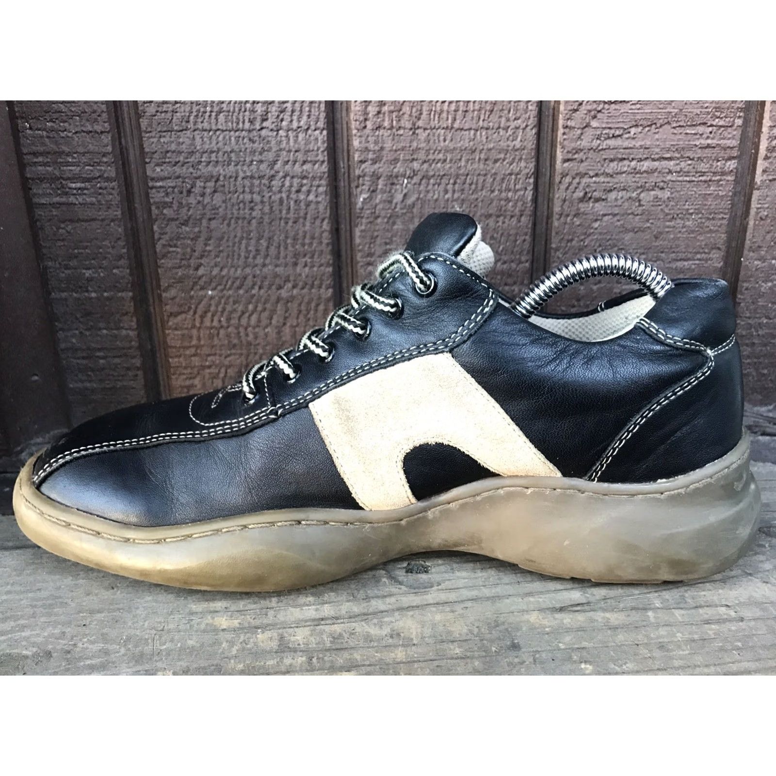 Vintage Mens GBX Brown Leather Bicycle Toe Lace Up Casual Oxford Walking Shoes 8M Size US 8 / EU 41 - 6 Thumbnail
