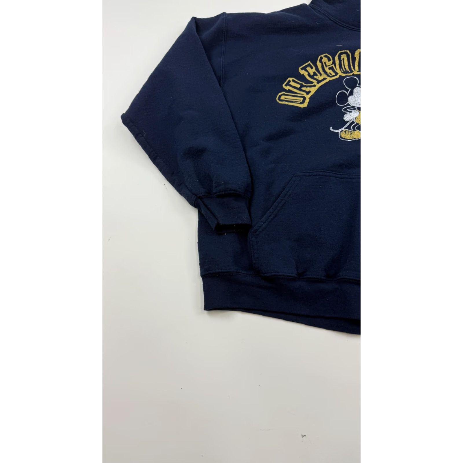 Disney Disney Hoodies Oregon Tech Mickey Mouse College Pullover Sweatshirt Mens Large Navy Blue Shirt Size US L / EU 52-54 / 3 - 2 Thumbnail