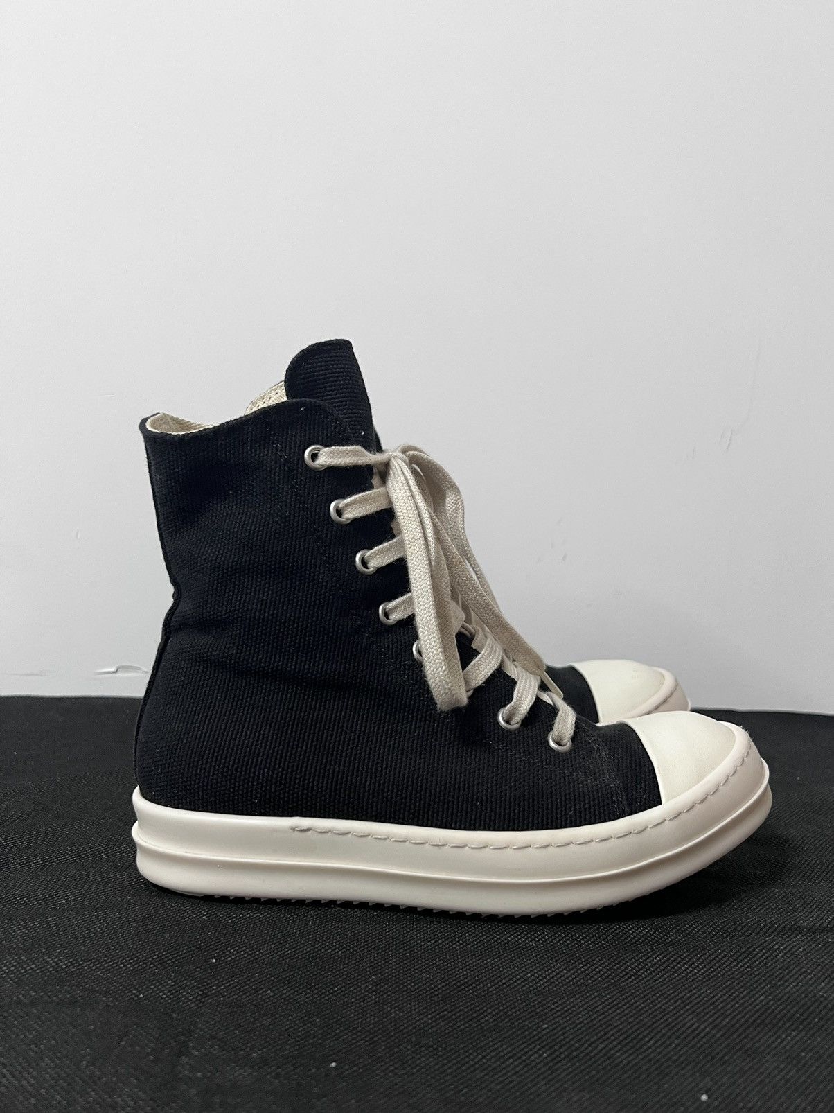 Rick Owens Drkshdw Rick owens drkshdw ramones high top sneakers sz35 Size US 5 / IT 35 - 4 Thumbnail