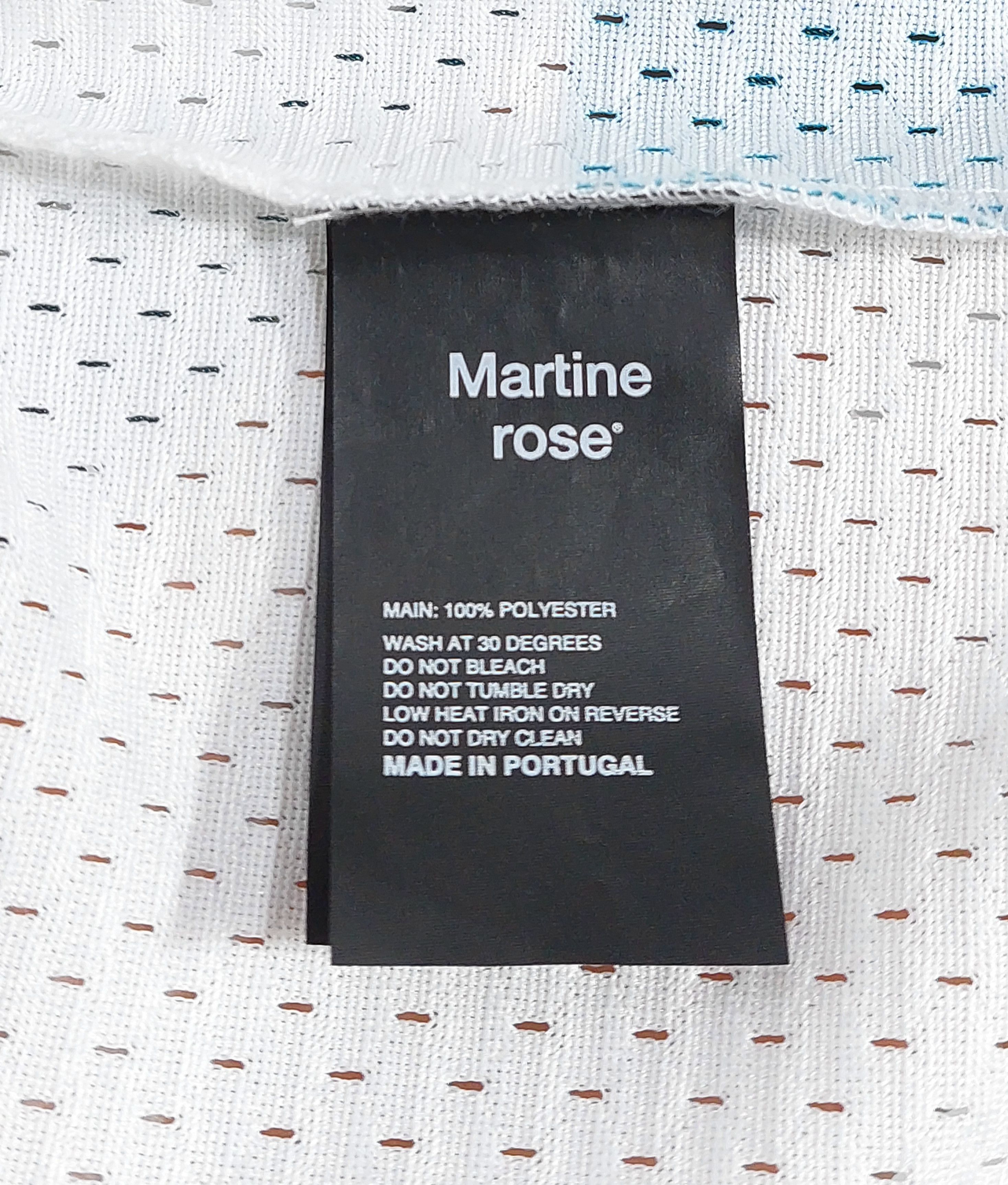 Martine Rose hockey mesh print tshirt - white XL Size US XL / EU 56 / 4 - 5 Thumbnail