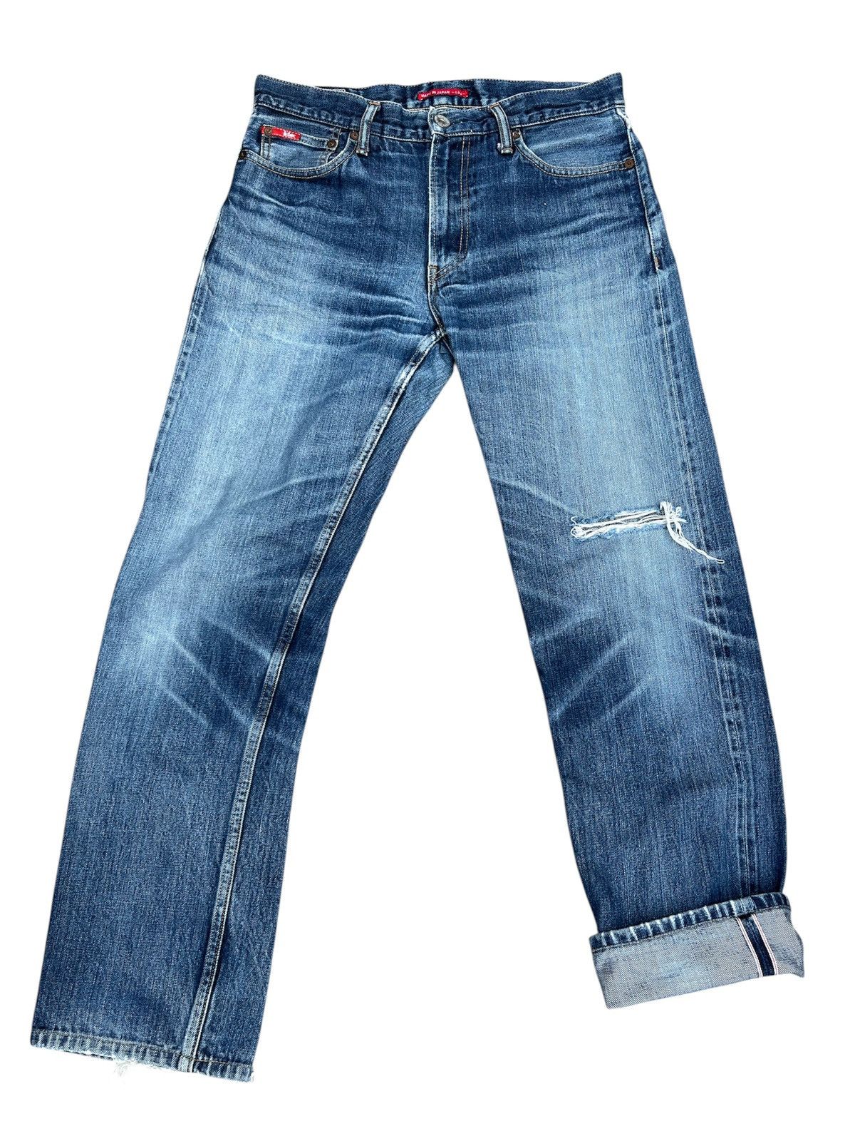 Lee Vintage Lee Cooper Distressed Selvedge Jeans - Made in Japan Size US 30 / EU 46 - 1 Thumbnail