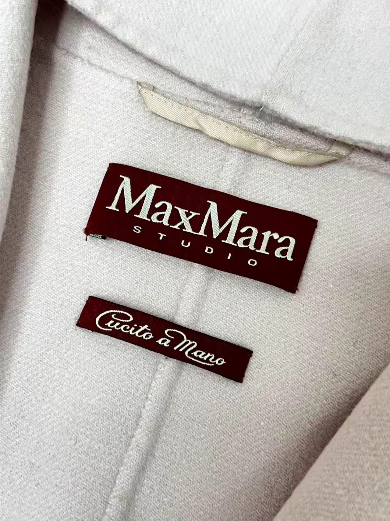 Max Mara Max Mara Lightweight Wool Coat 170/92A AG742 Size M / US 6-8 / IT 42-44 - 5 Thumbnail