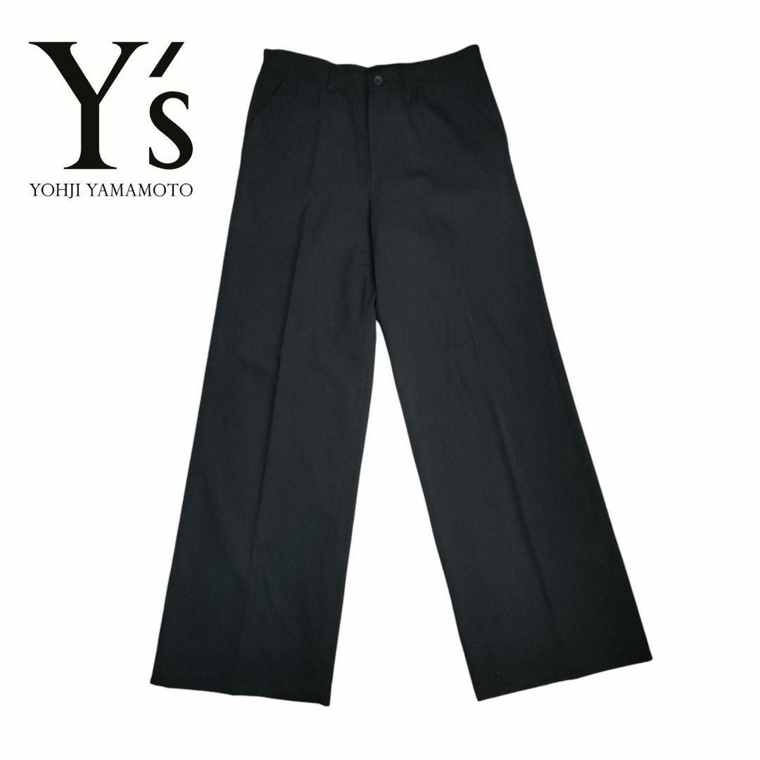 image of Yohji Yamamoto Pour Homme Y's 08Ss Wool Gabardine Pants in Black, Men's (Size 29)