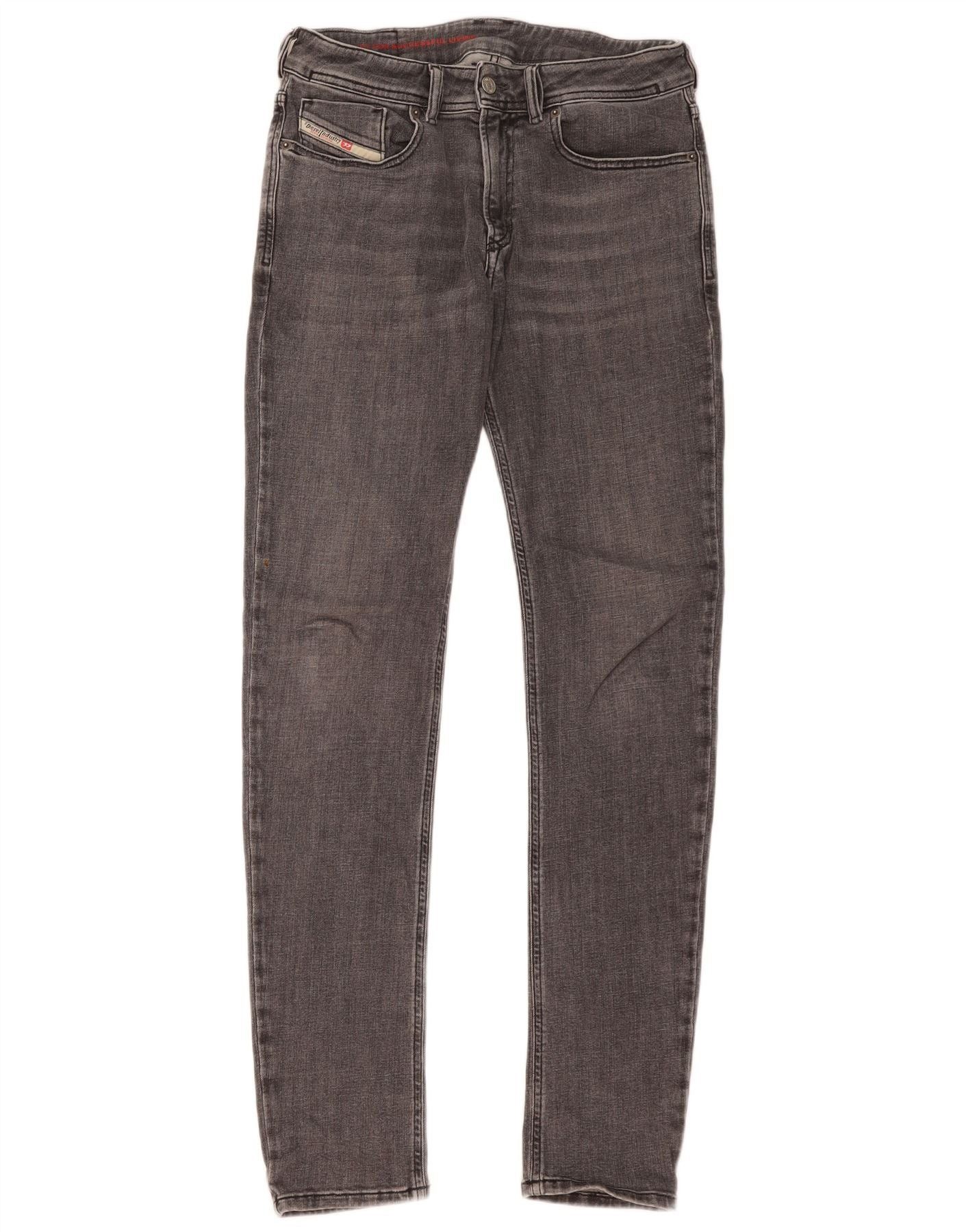 Diesel Mens Skinny Jeans W30 L32 Grey Cotton Size US 30 / EU 46 - 1 Thumbnail