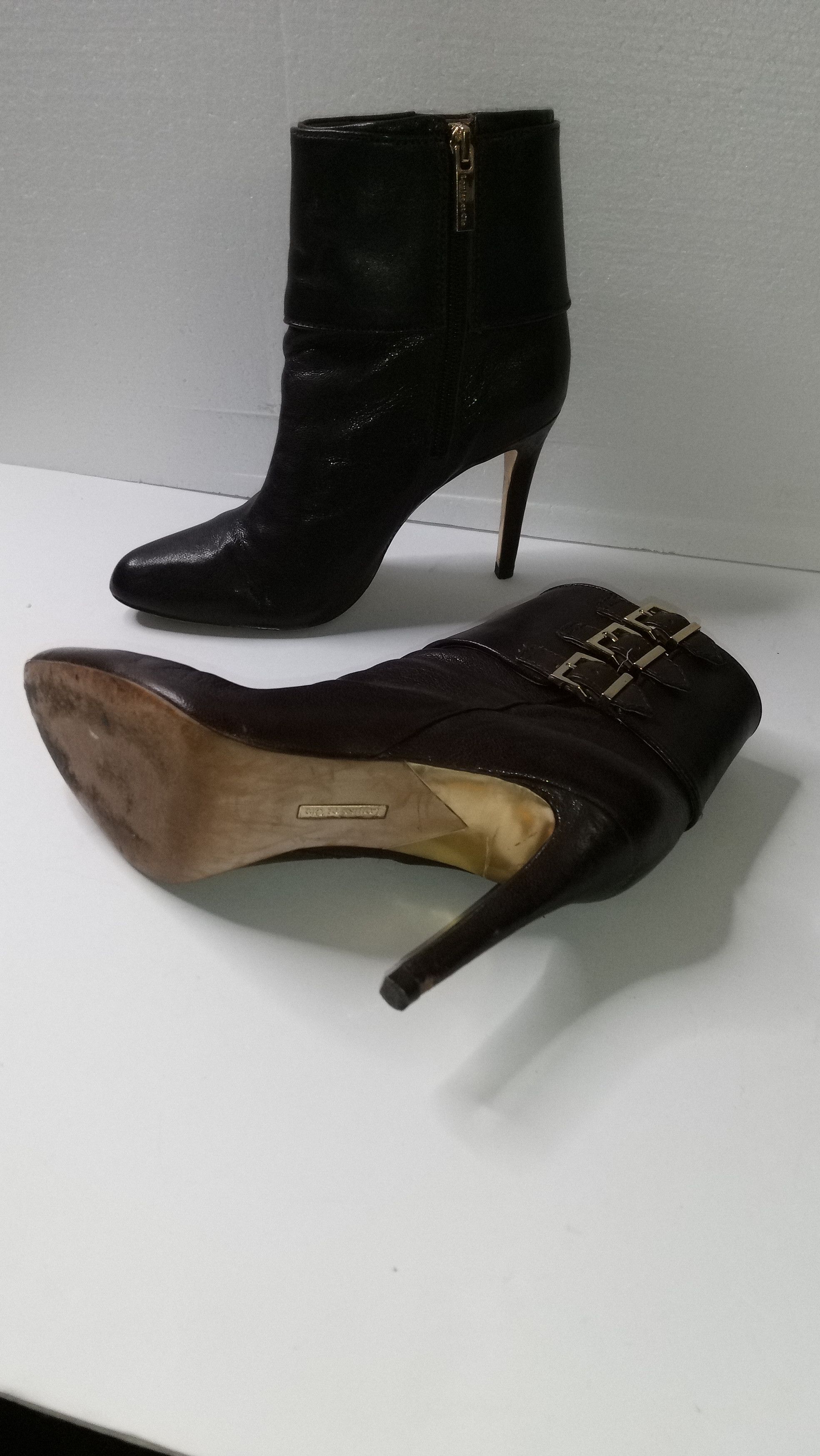 Other Louise Et Cie Sirena Buckle Cuff High Heel Bootie Size US 7.5 / IT 37.5 - 8 Thumbnail