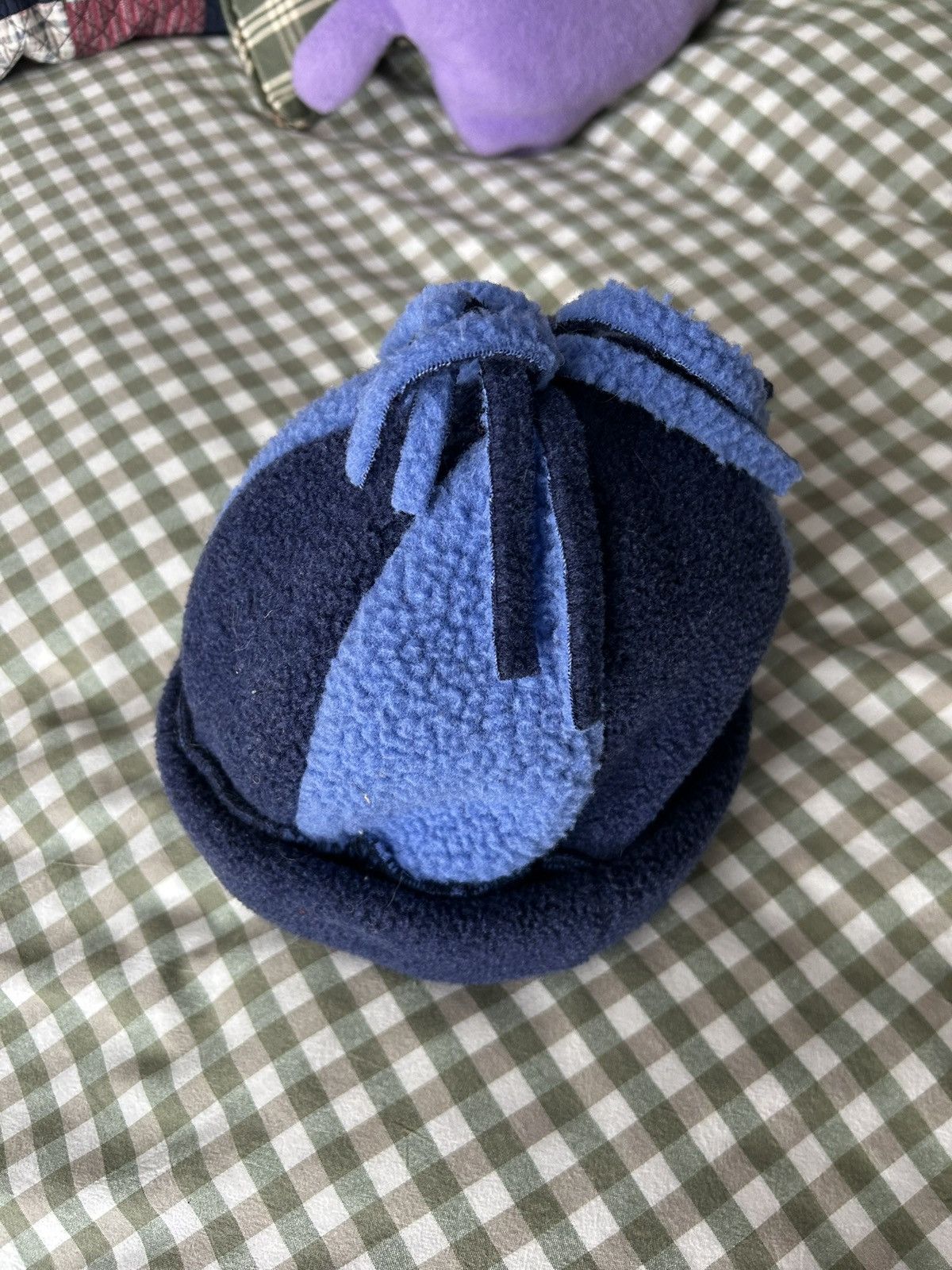 Vintage Handmade Blue Beanie Size ONE SIZE - 1 Thumbnail