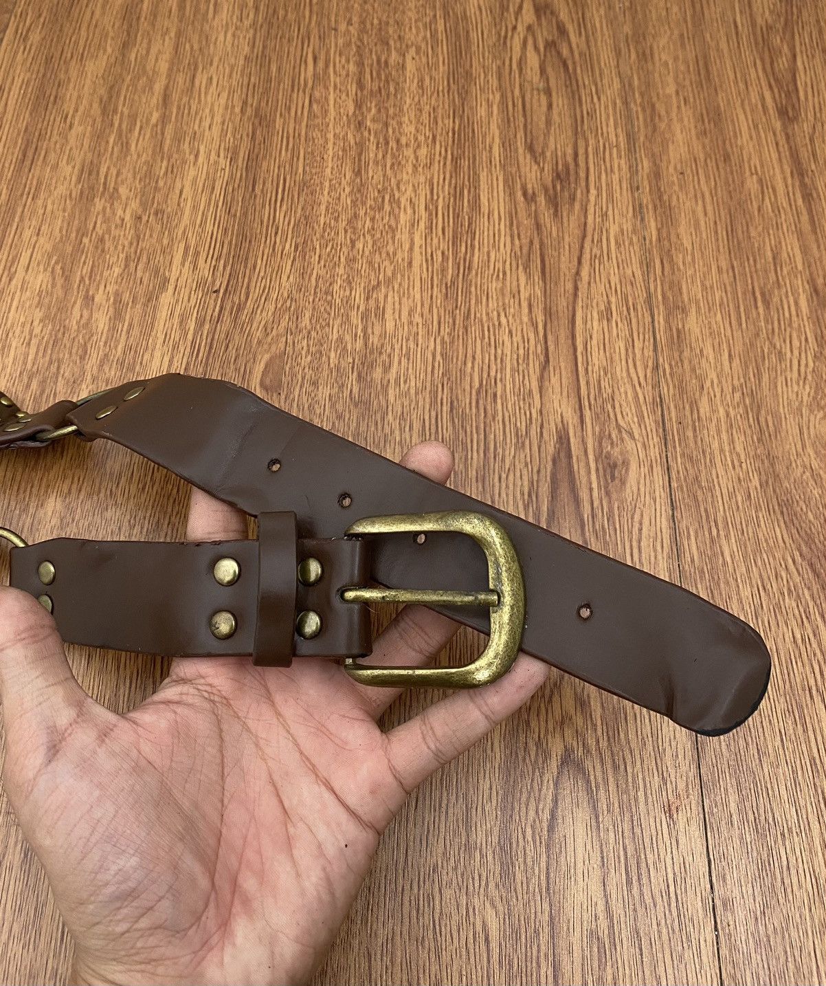 If Six Was Nine Studded metal belt Size ONE SIZE - 3 Thumbnail