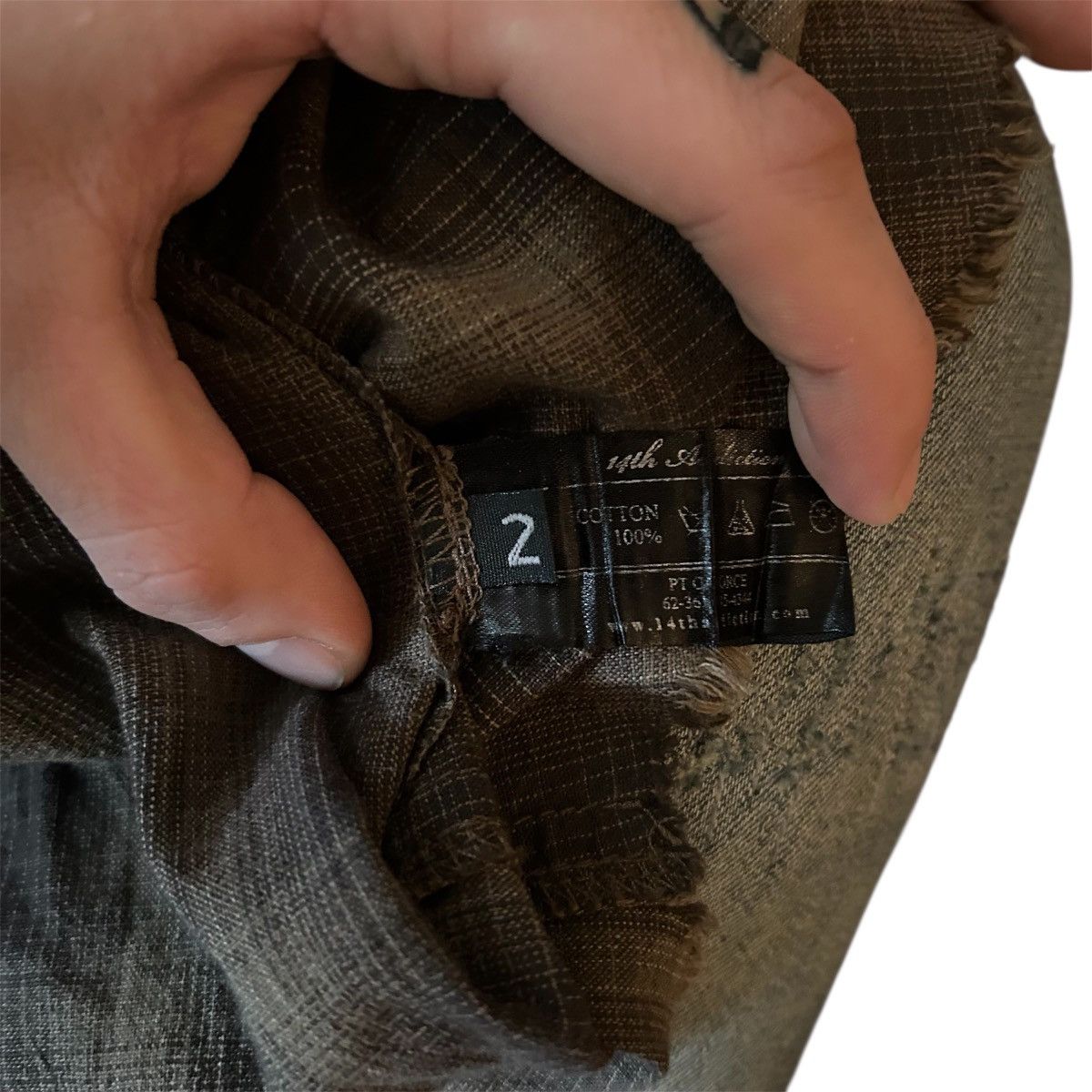 14th Addiction 14th Addiction Long sleeve flannel button up Size US M / EU 48-50 / 2 - 3 Thumbnail
